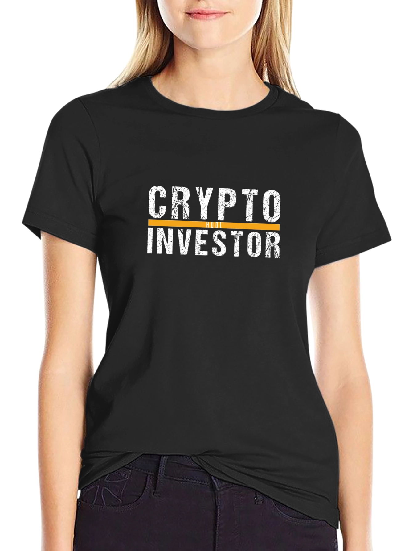 Crypto Investor Black Graphic Tee