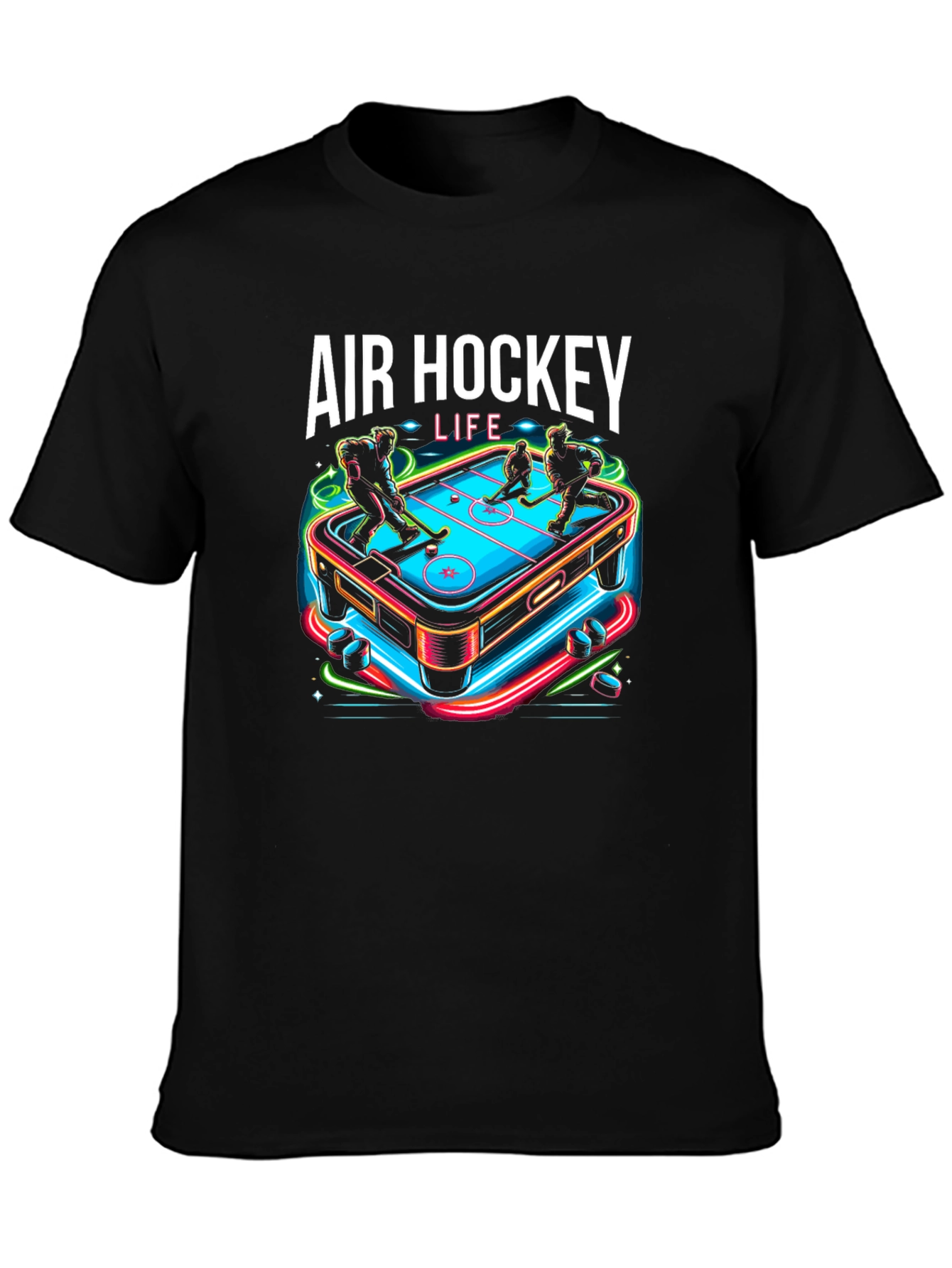 Air Hockey Life Graphic T-Shirt