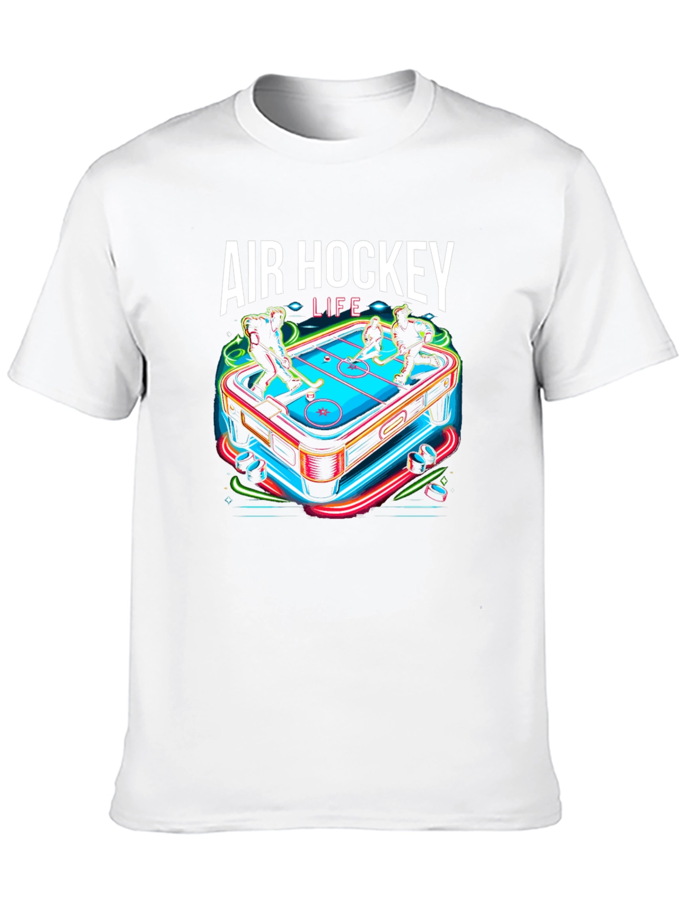 Air Hockey Life Graphic T-Shirt