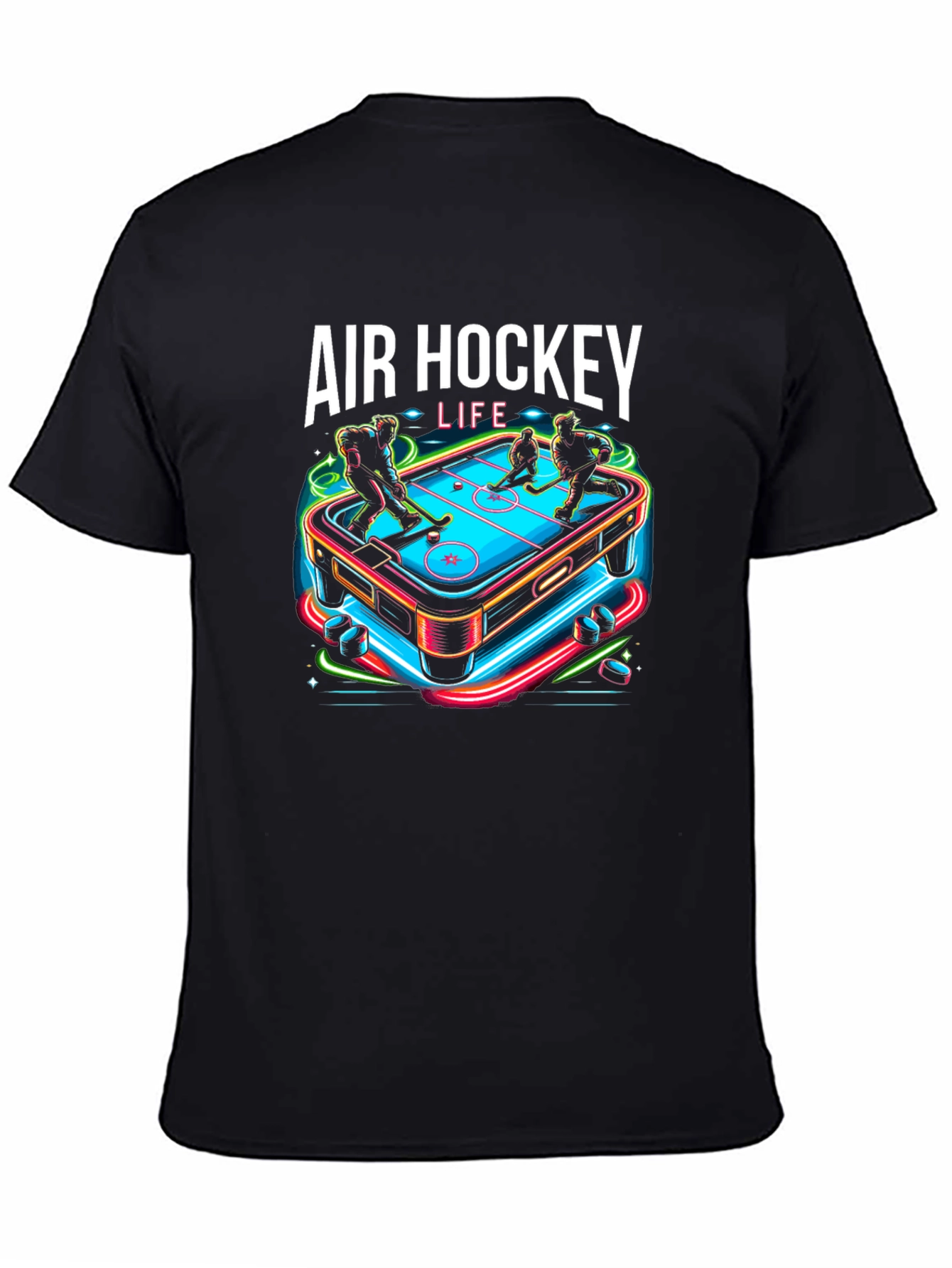 Air Hockey Life Graphic T-Shirt