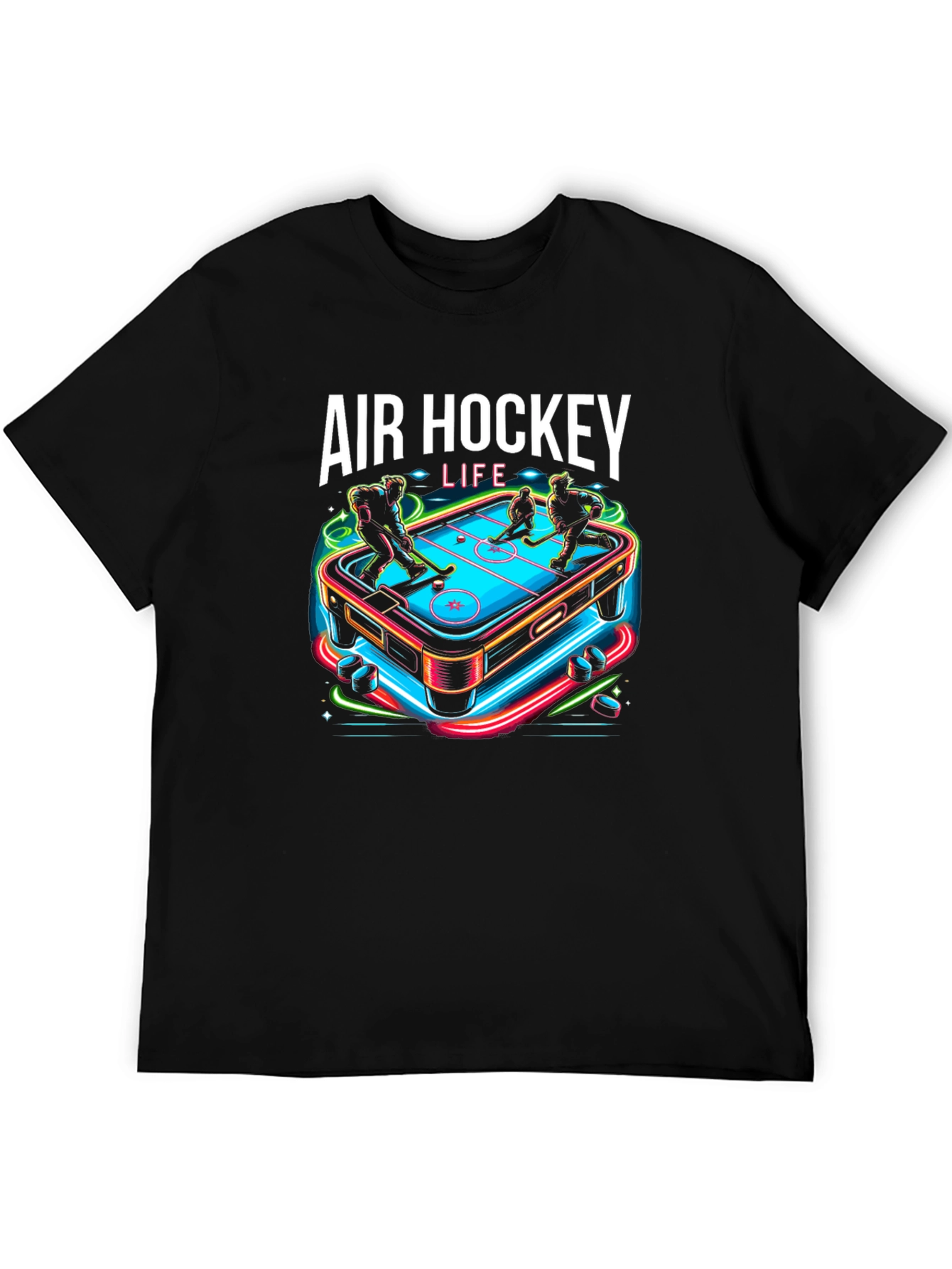 Air Hockey Life Graphic T-Shirt