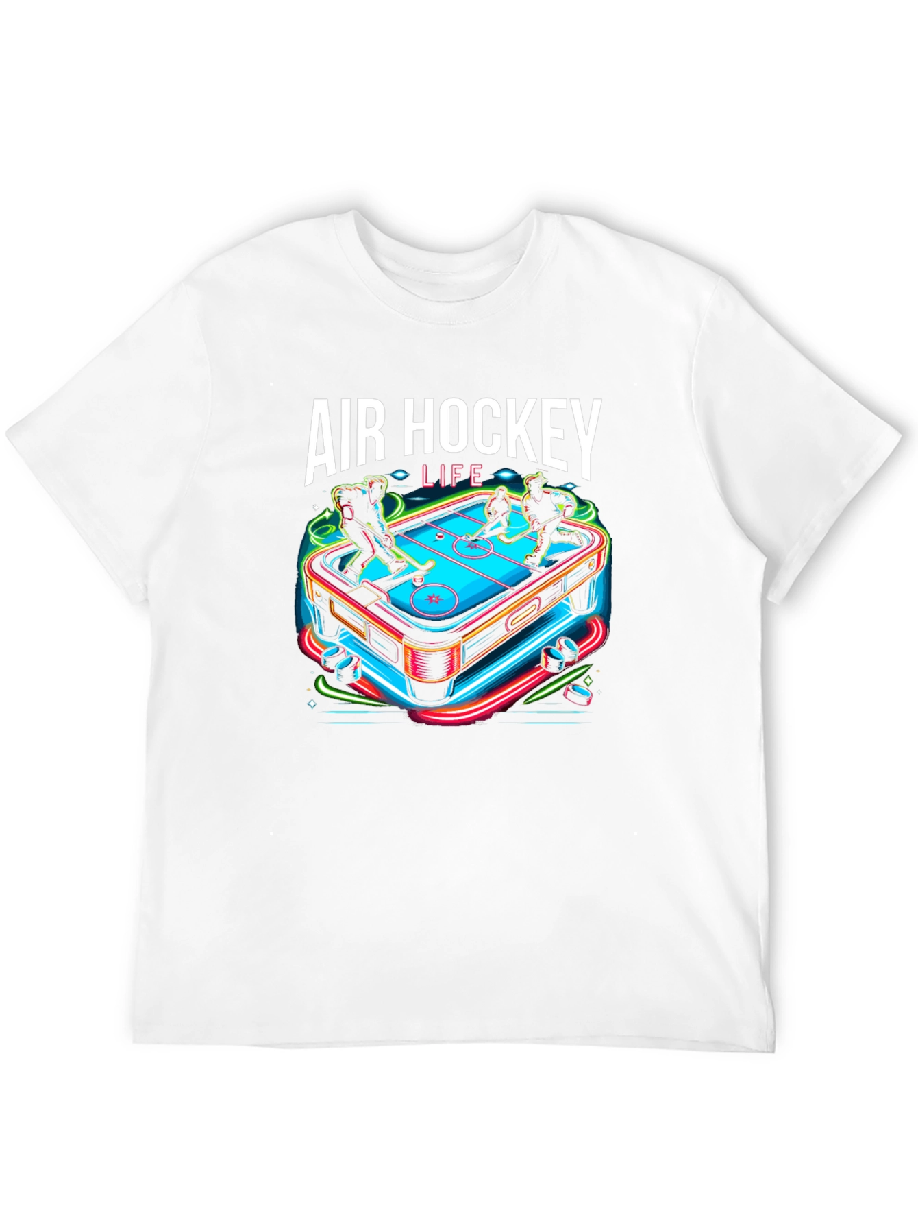 Air Hockey Life Graphic T-Shirt