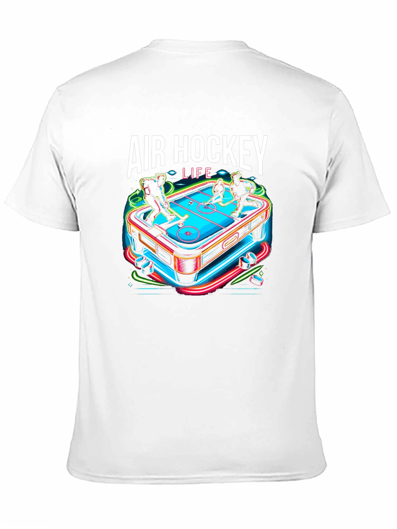 Air Hockey Life Graphic T-Shirt