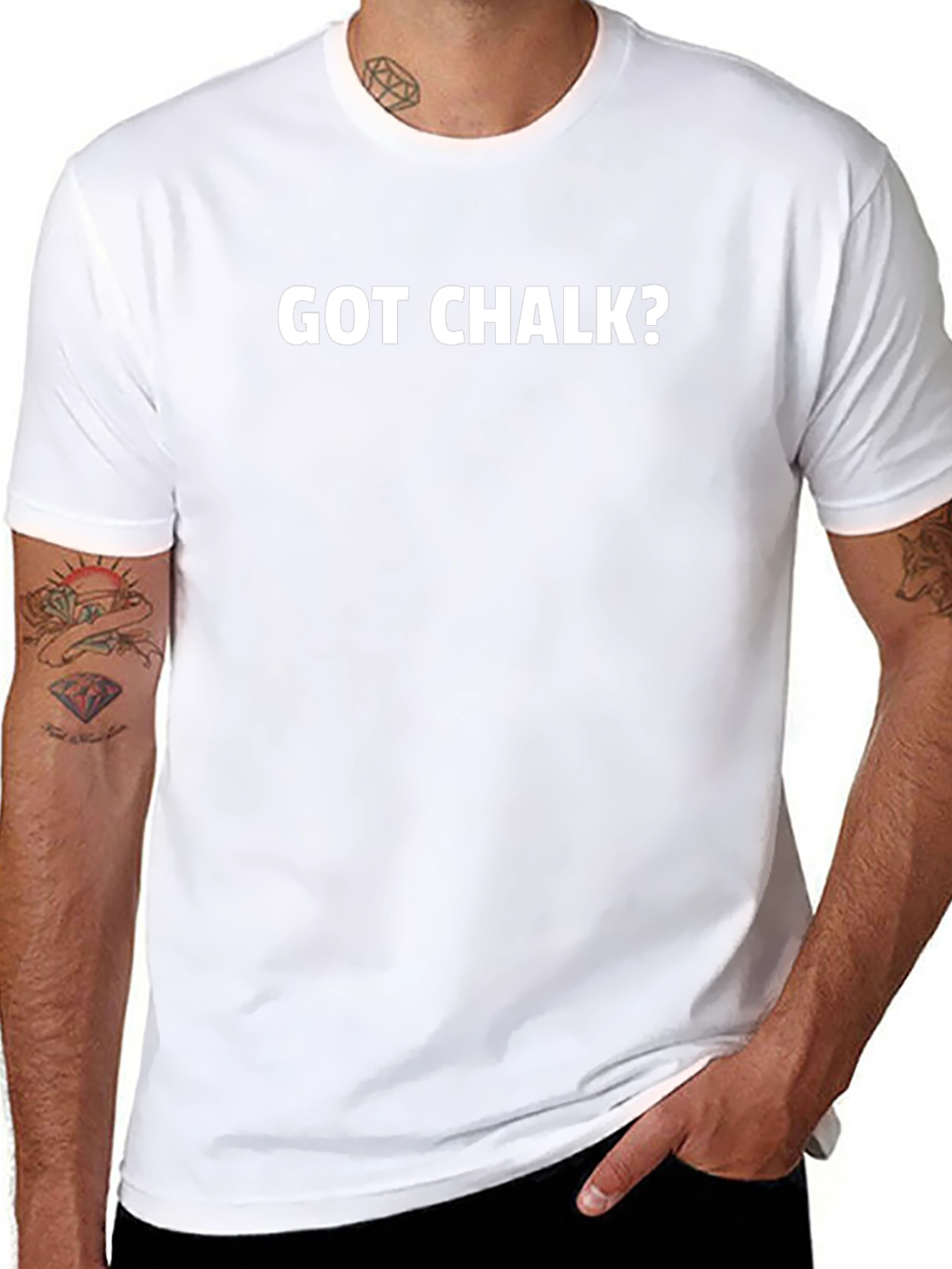 Got Chalk? Black T-Shirt - Gym Workout Tee