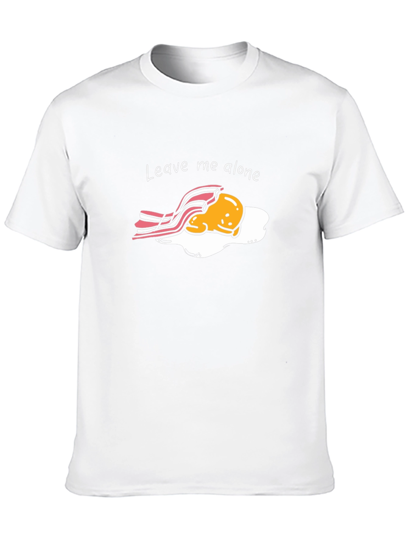Leave Me Alone T-Shirt - Funny Egg Graphic Tee