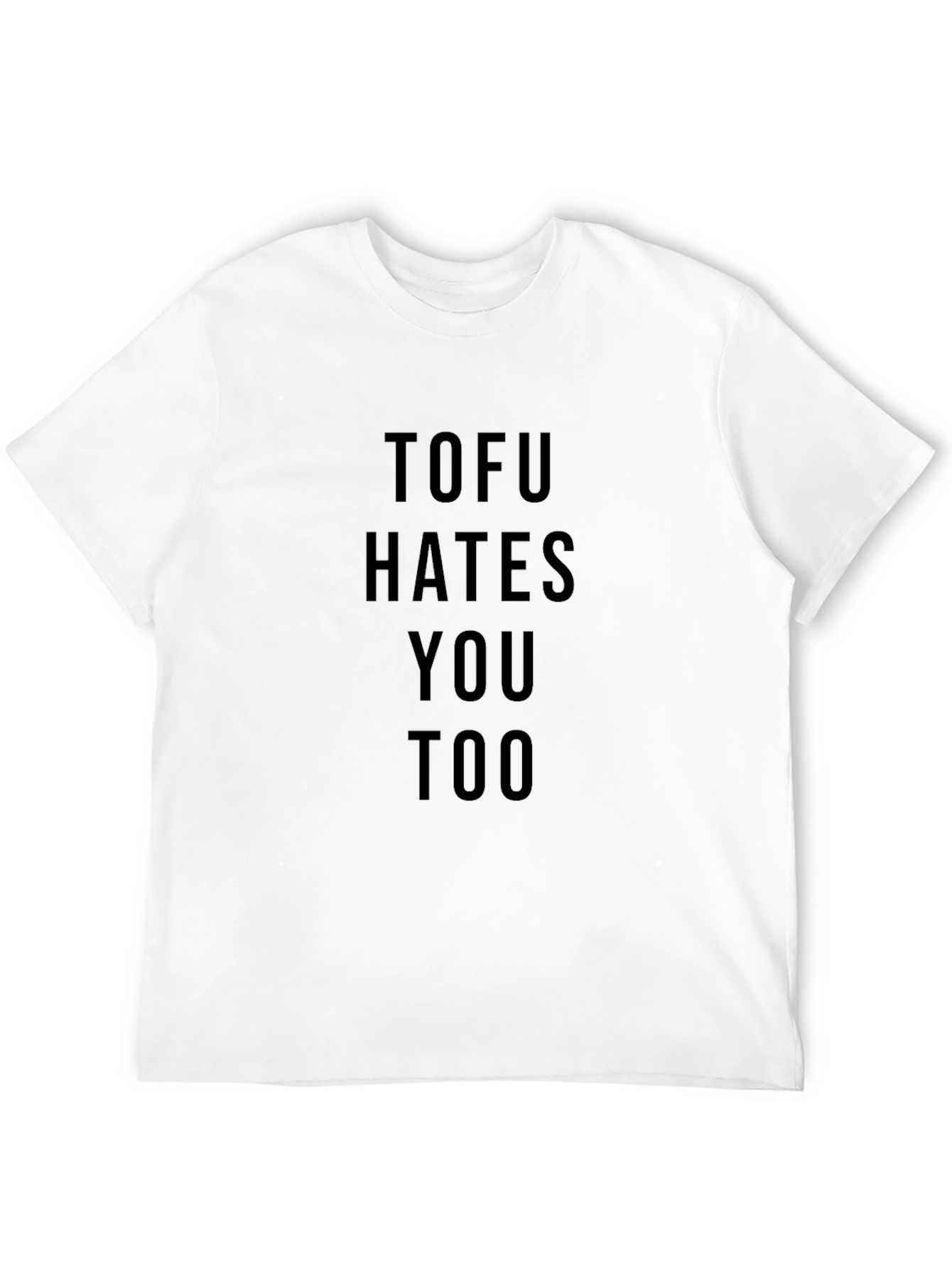 Tofu Hates You Too - Black Graphic Tee