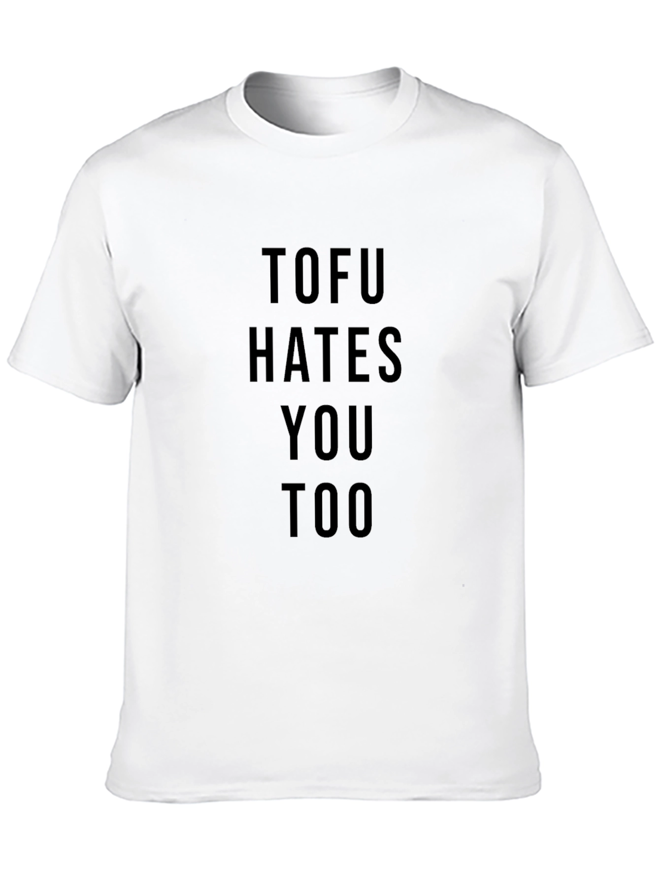 Tofu Hates You Too - Black Graphic Tee