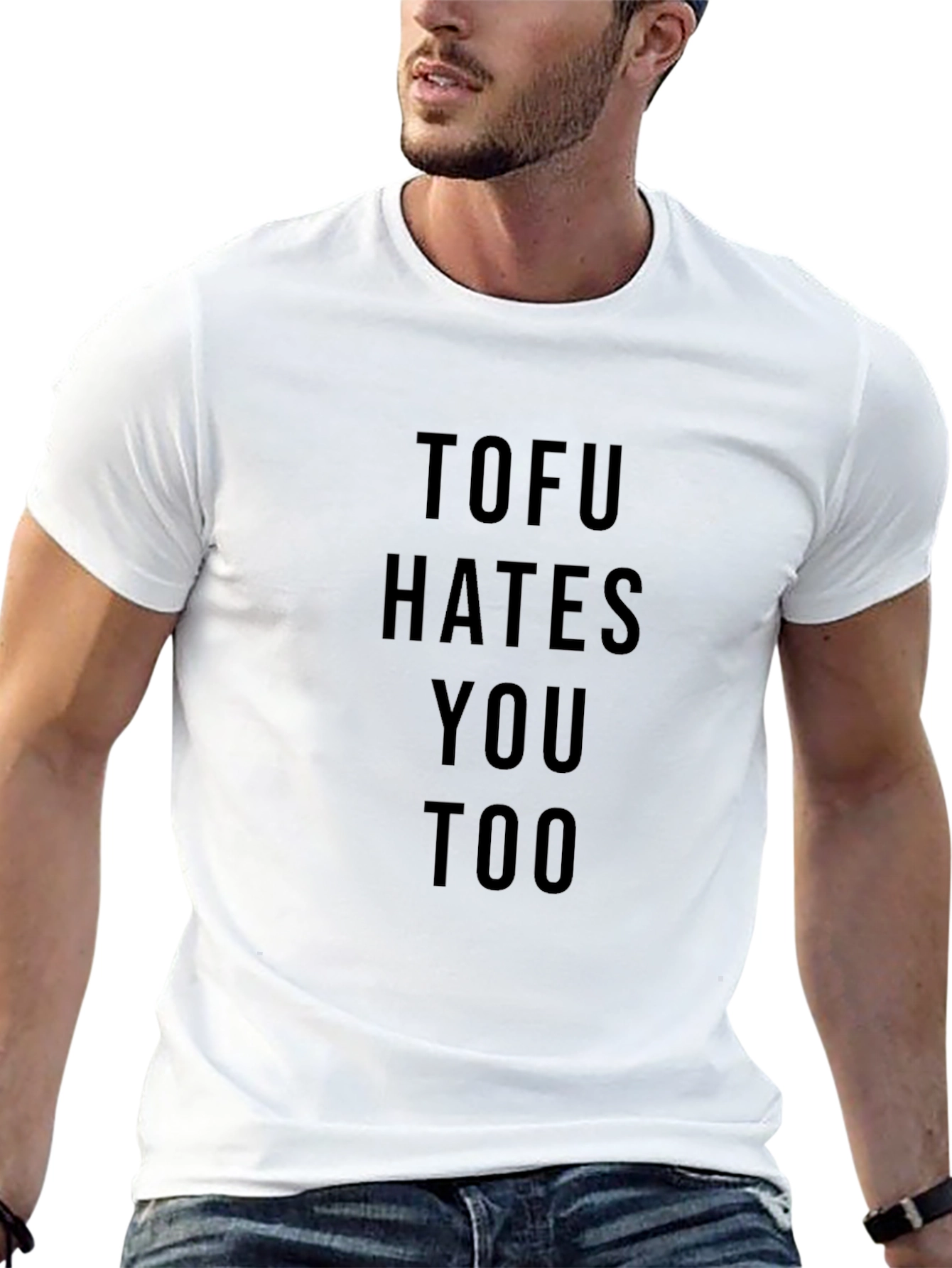 Tofu Hates You Too - Black Graphic Tee
