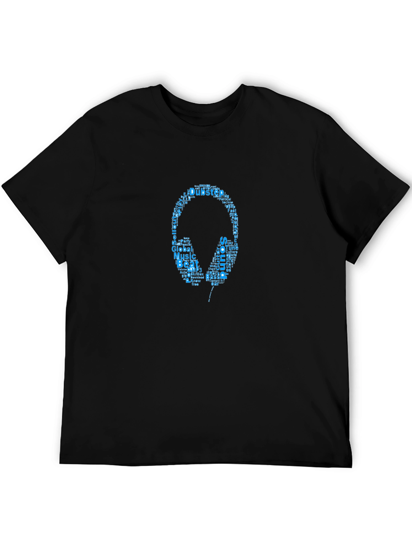 Music Headphones Graphic Print T-Shirt