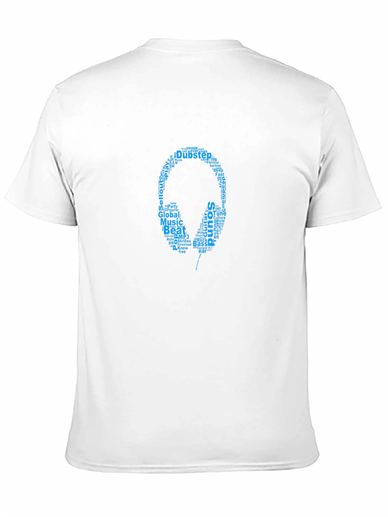 Music Headphones Graphic Print T-Shirt