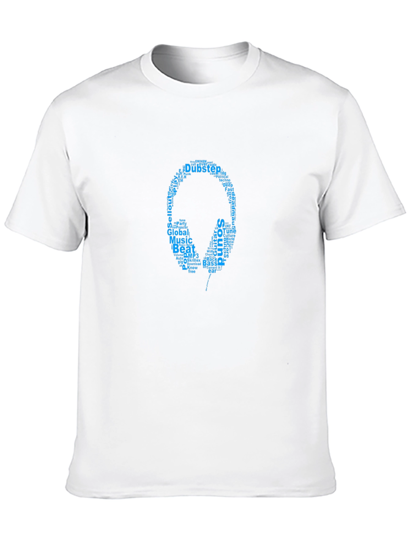 Music Headphones Graphic Print T-Shirt