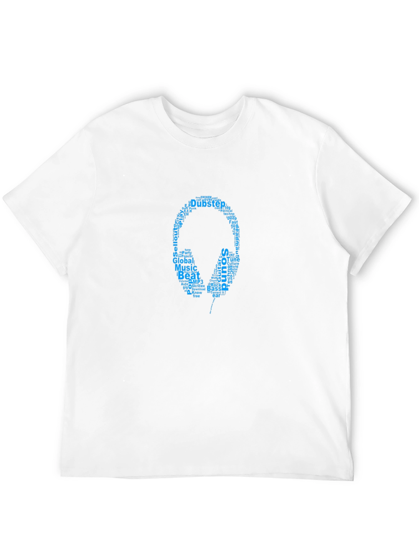 Music Headphones Graphic Print T-Shirt