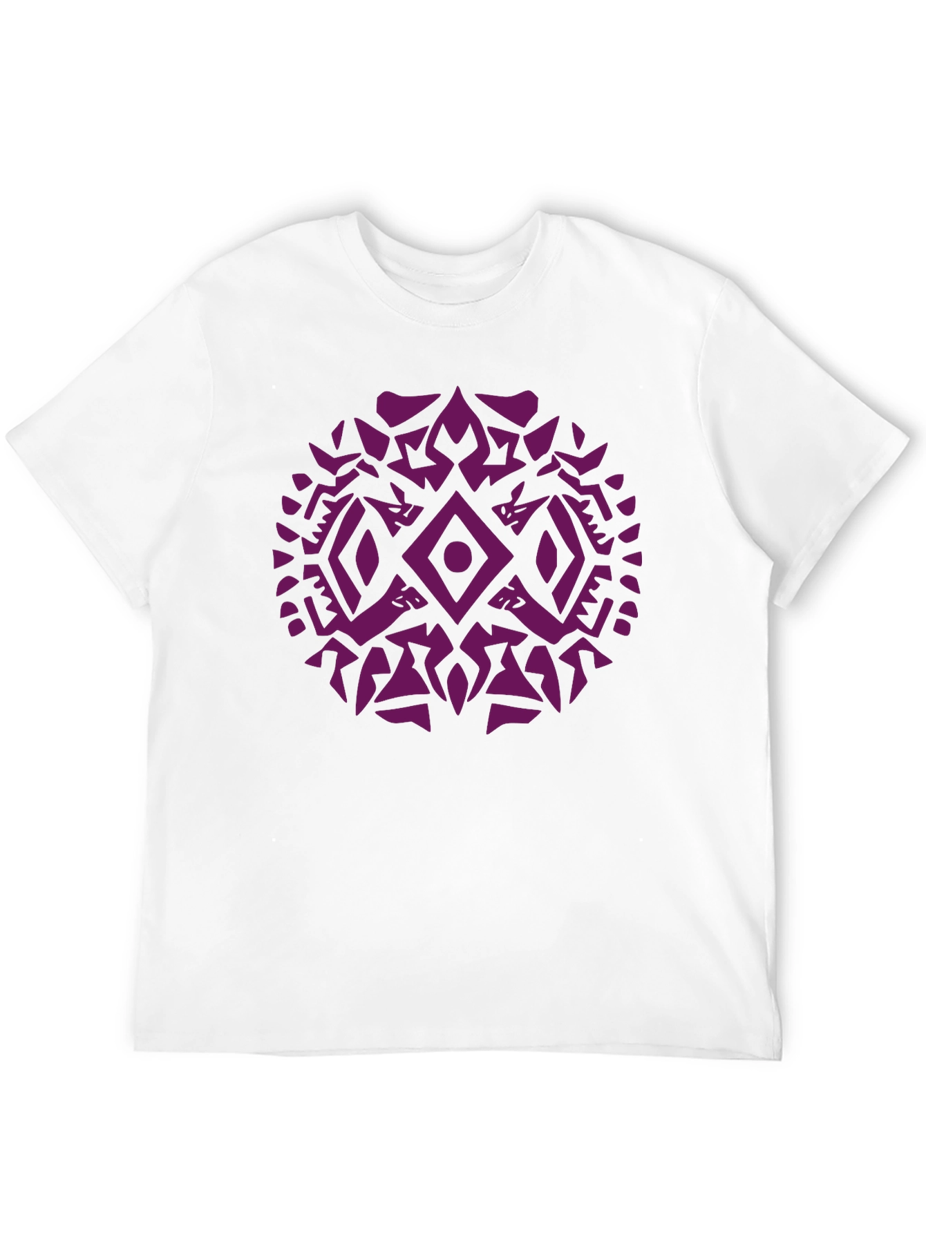 Tribal Geometric Graphic Print Mens T-Shirt
