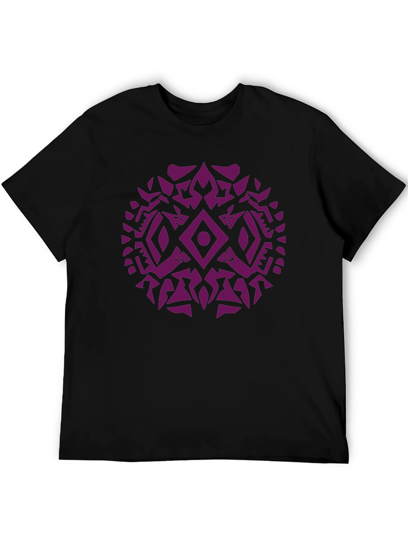 Tribal Geometric Graphic Print Mens T-Shirt