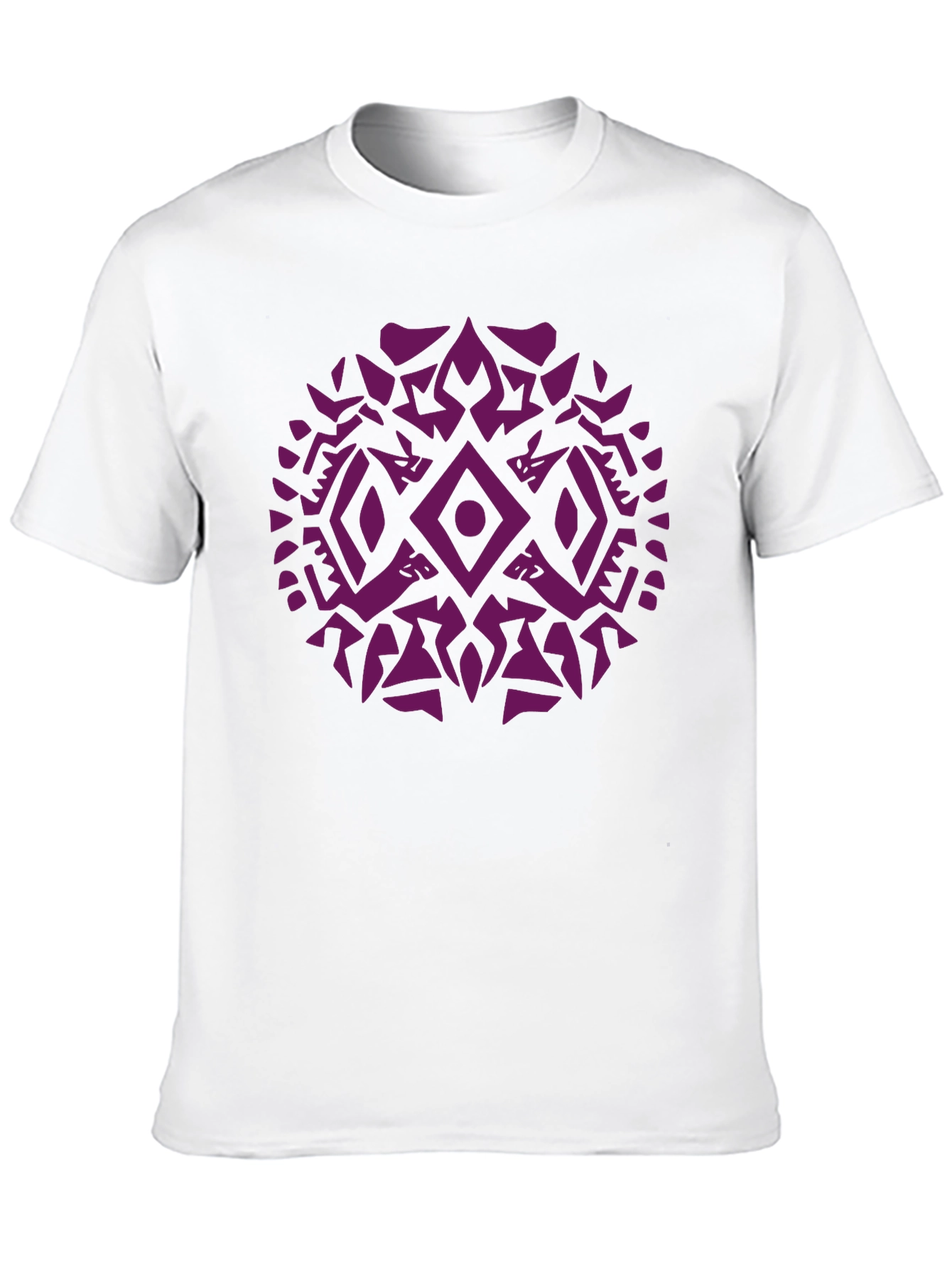 Tribal Geometric Graphic Print Mens T-Shirt