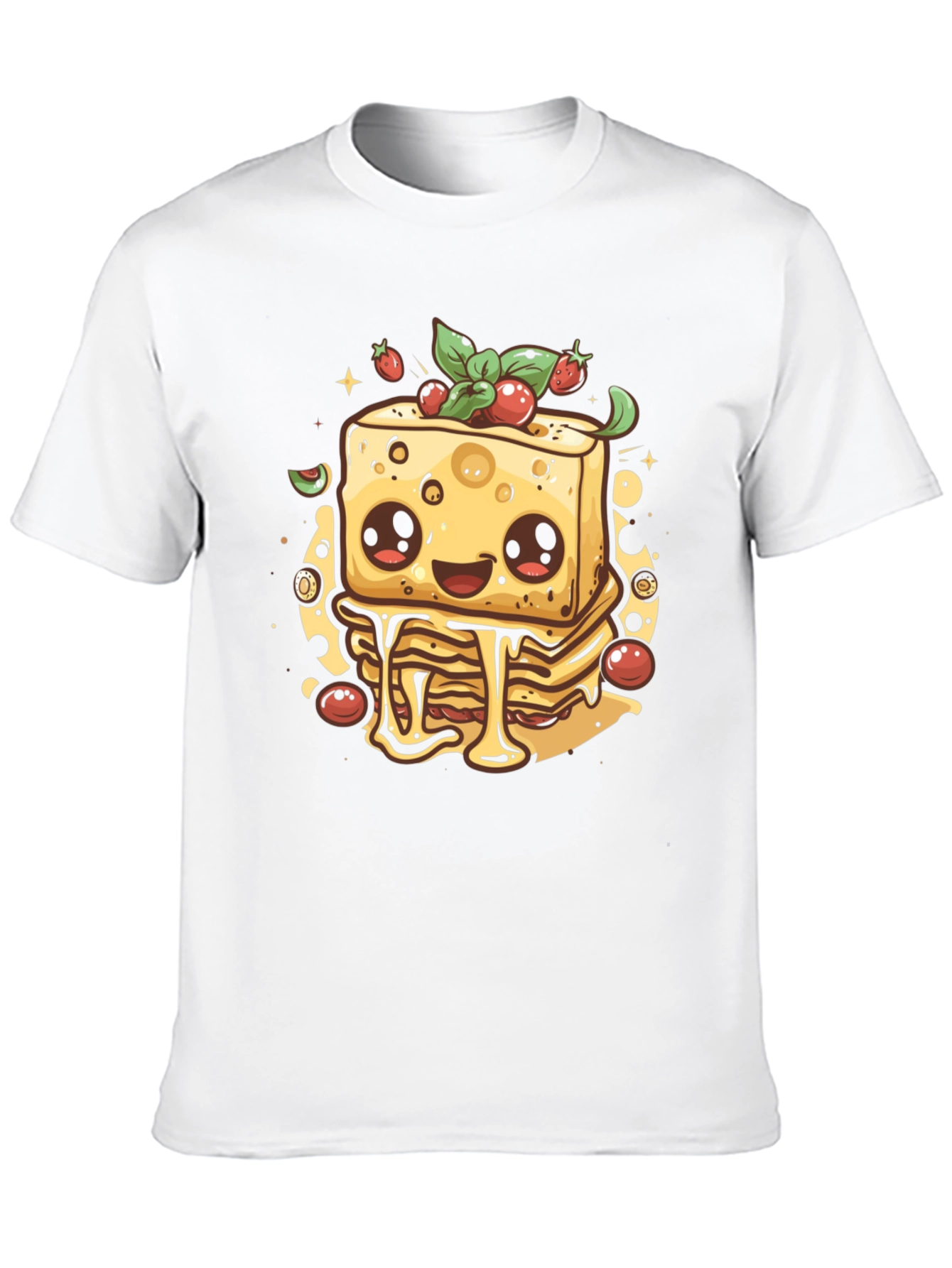 Cartoon Lasagna Graphic Tee