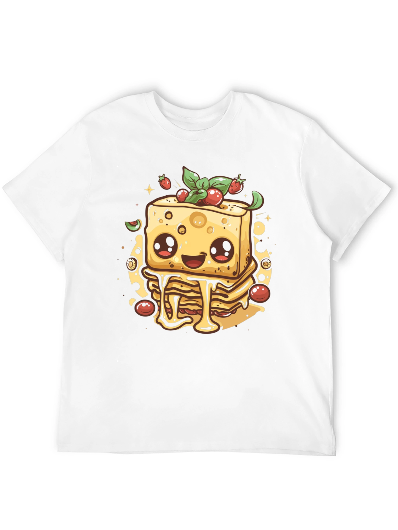 Cartoon Lasagna Graphic Tee