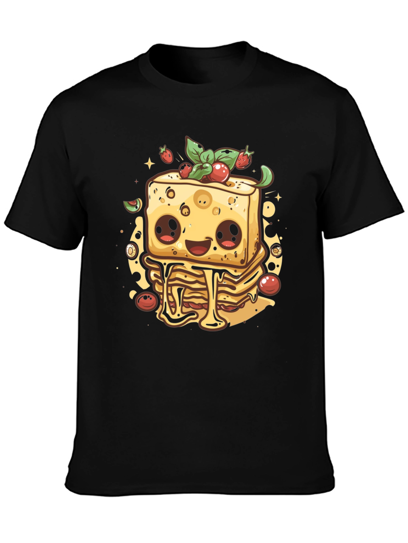 Cartoon Lasagna Graphic Tee