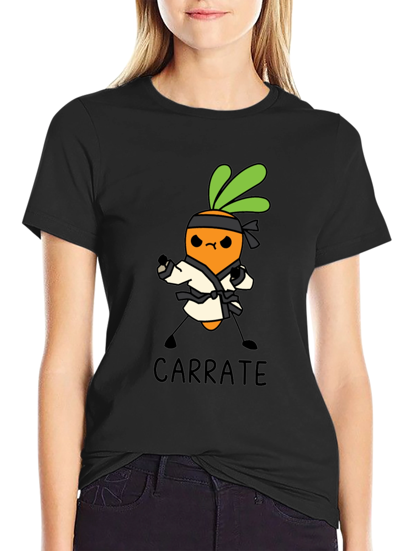 Carra-te T-Shirt: Karate Carrot Tee