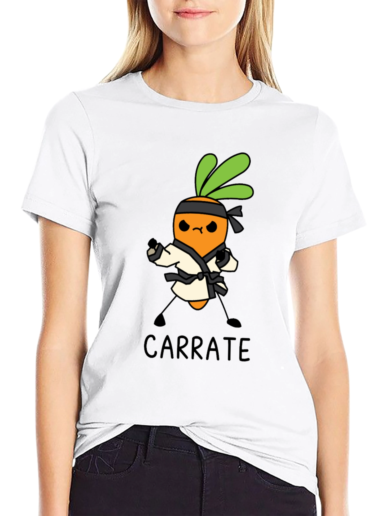 Carra-te T-Shirt: Karate Carrot Tee