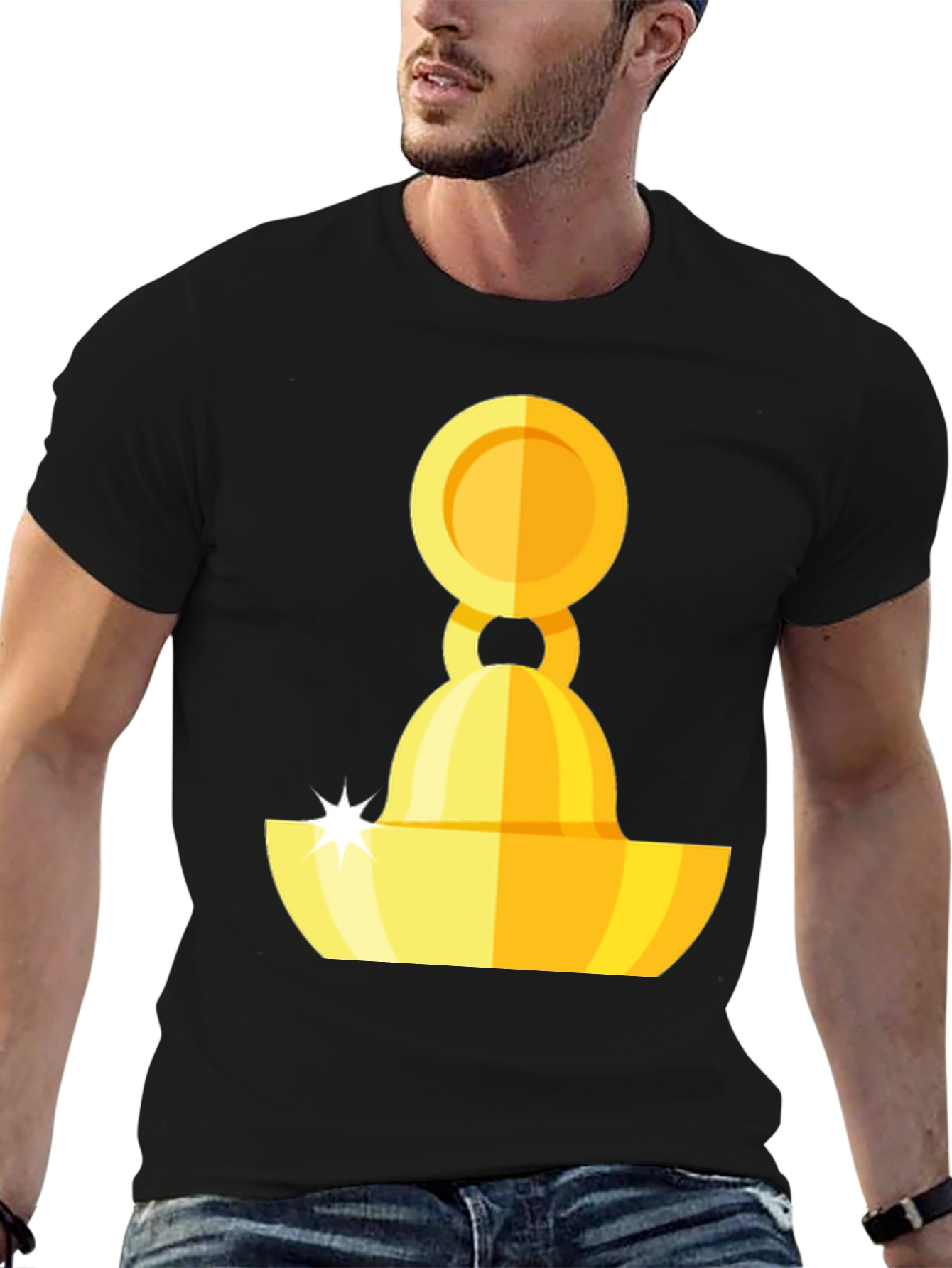 Golden Citrus Juicer Graphic Tee - Stylish & Unique!