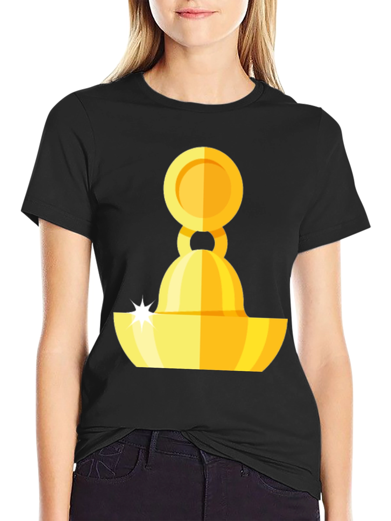 Golden Citrus Juicer Graphic Tee - Stylish & Unique!