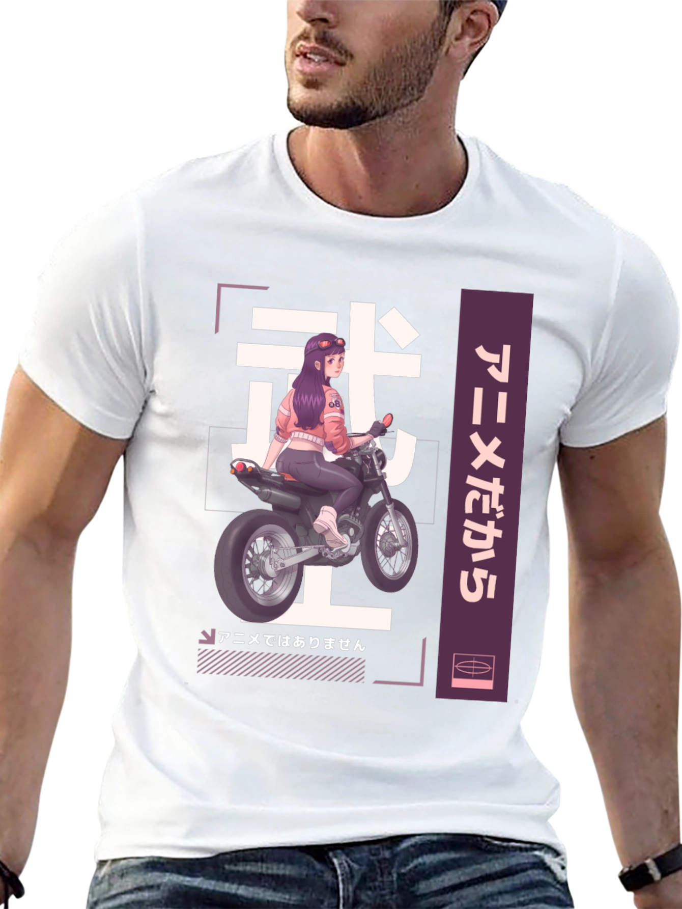 Anime Motorcycle Rider T-Shirt