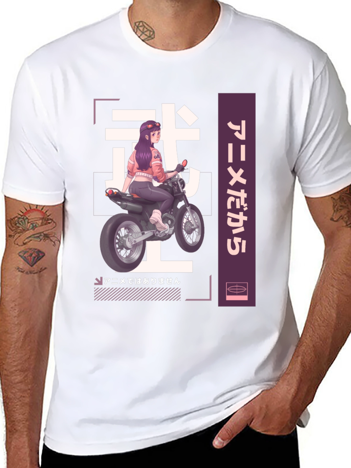 Anime Motorcycle Rider T-Shirt
