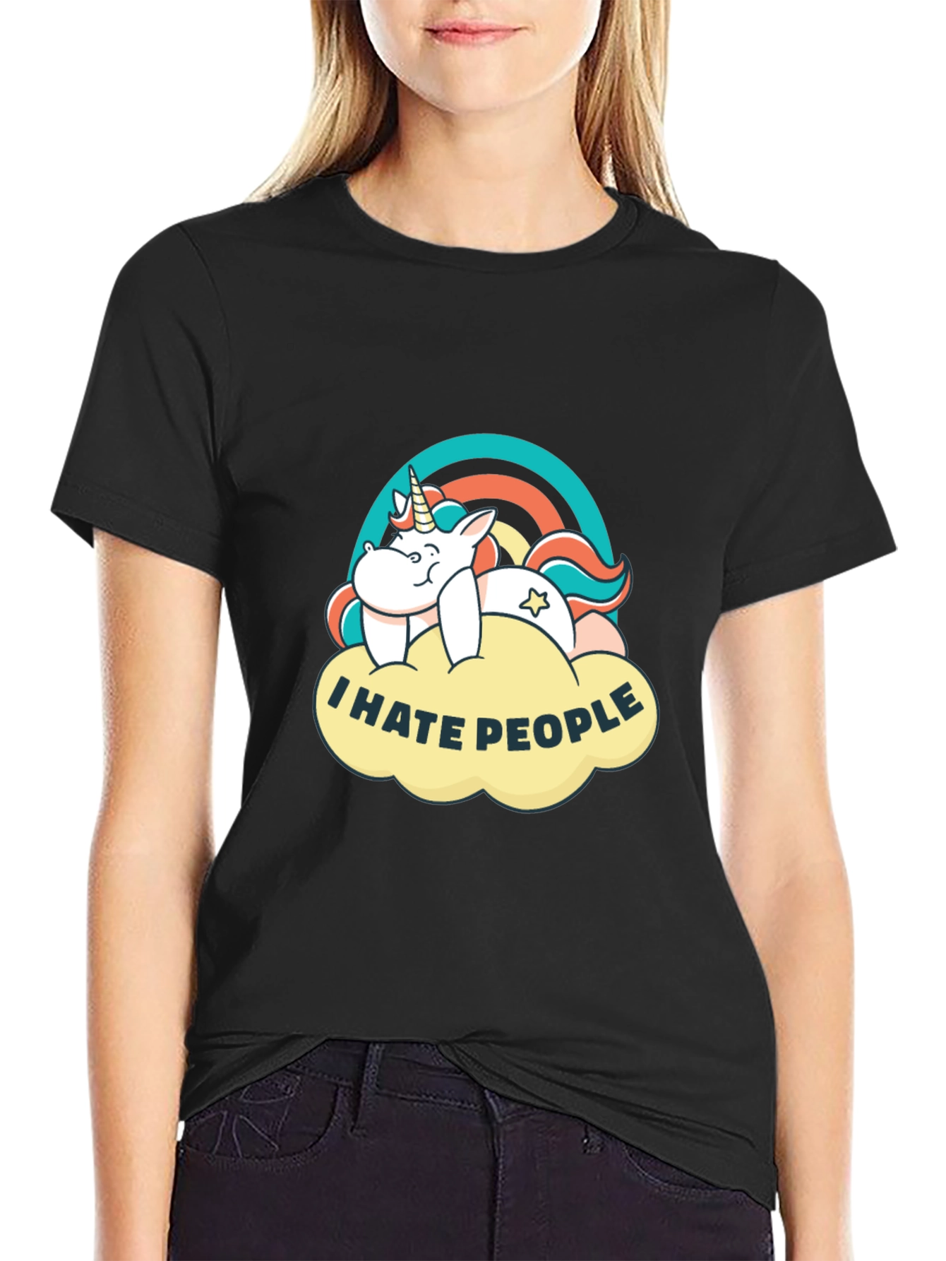 I Hate People Unicorn T-Shirt