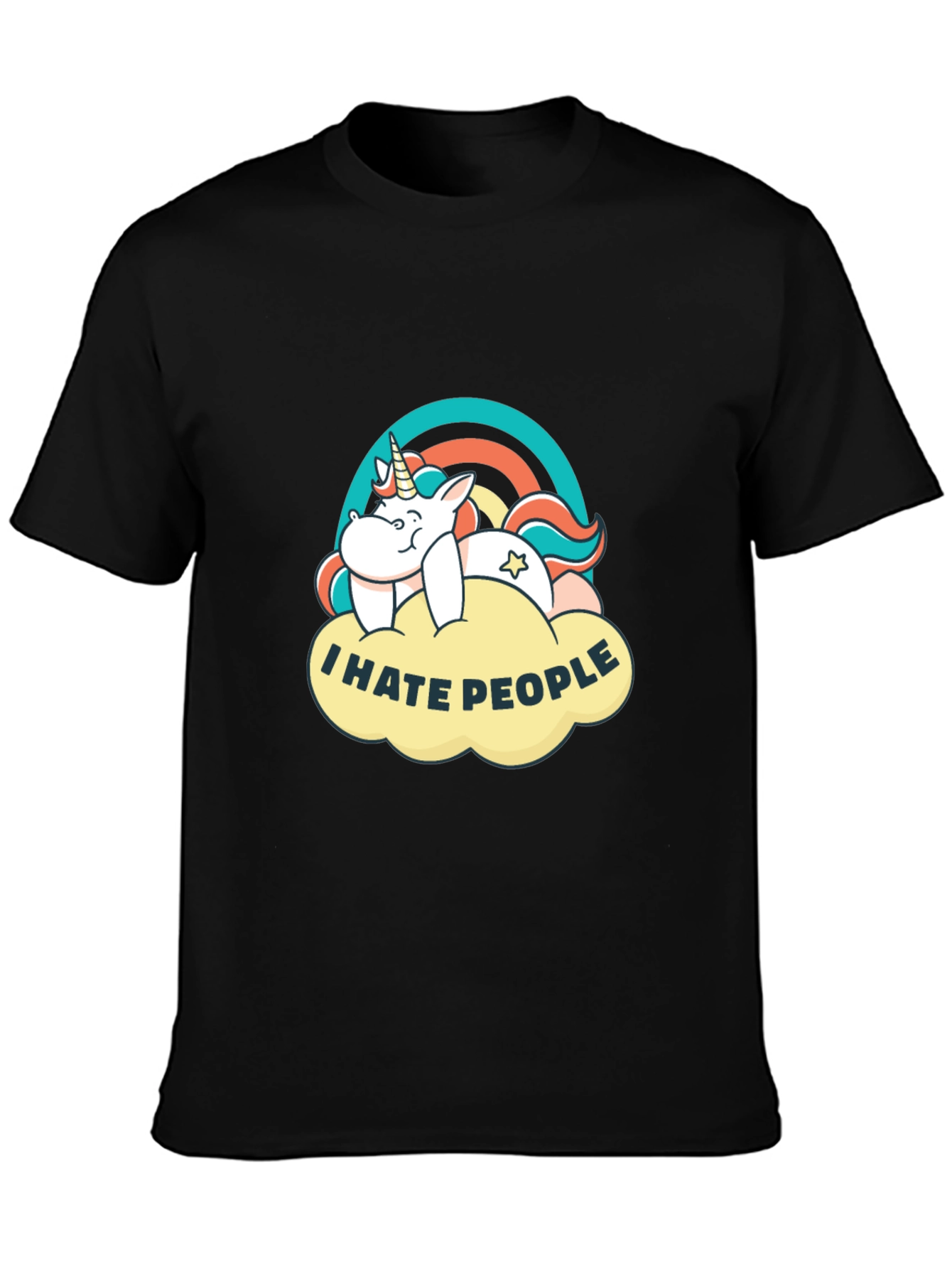 I Hate People Unicorn T-Shirt