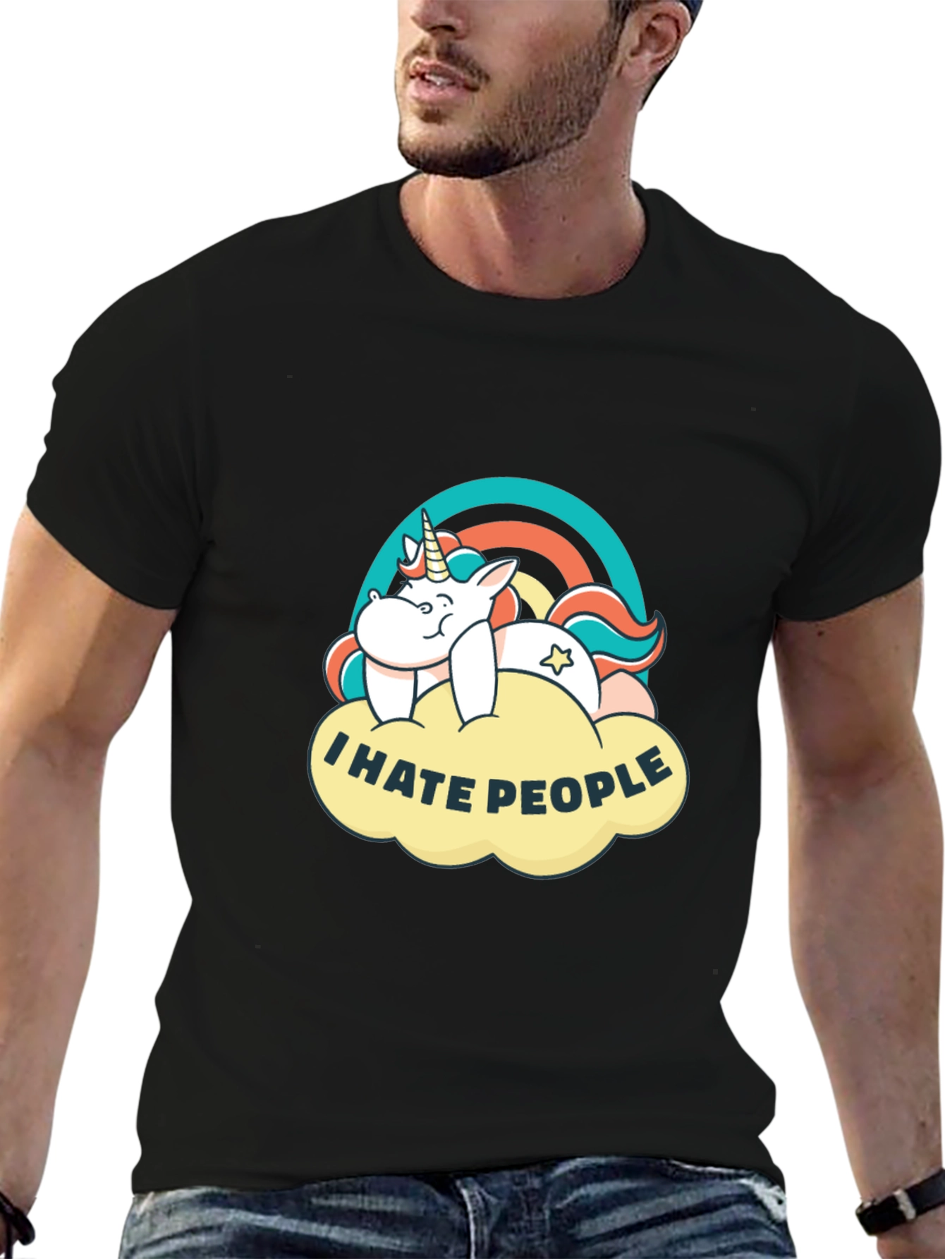 I Hate People Unicorn T-Shirt