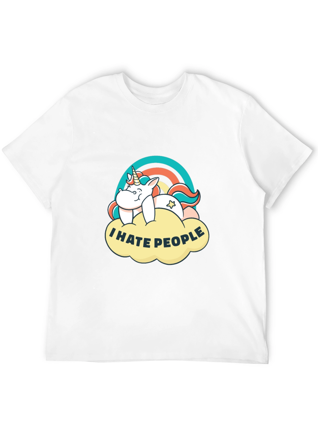 I Hate People Unicorn T-Shirt