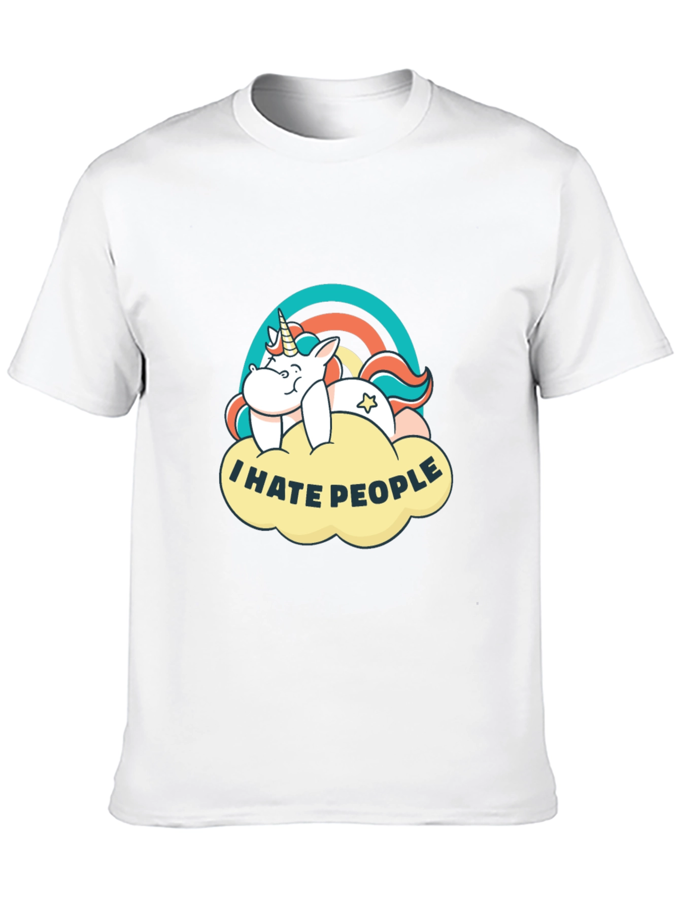 I Hate People Unicorn T-Shirt