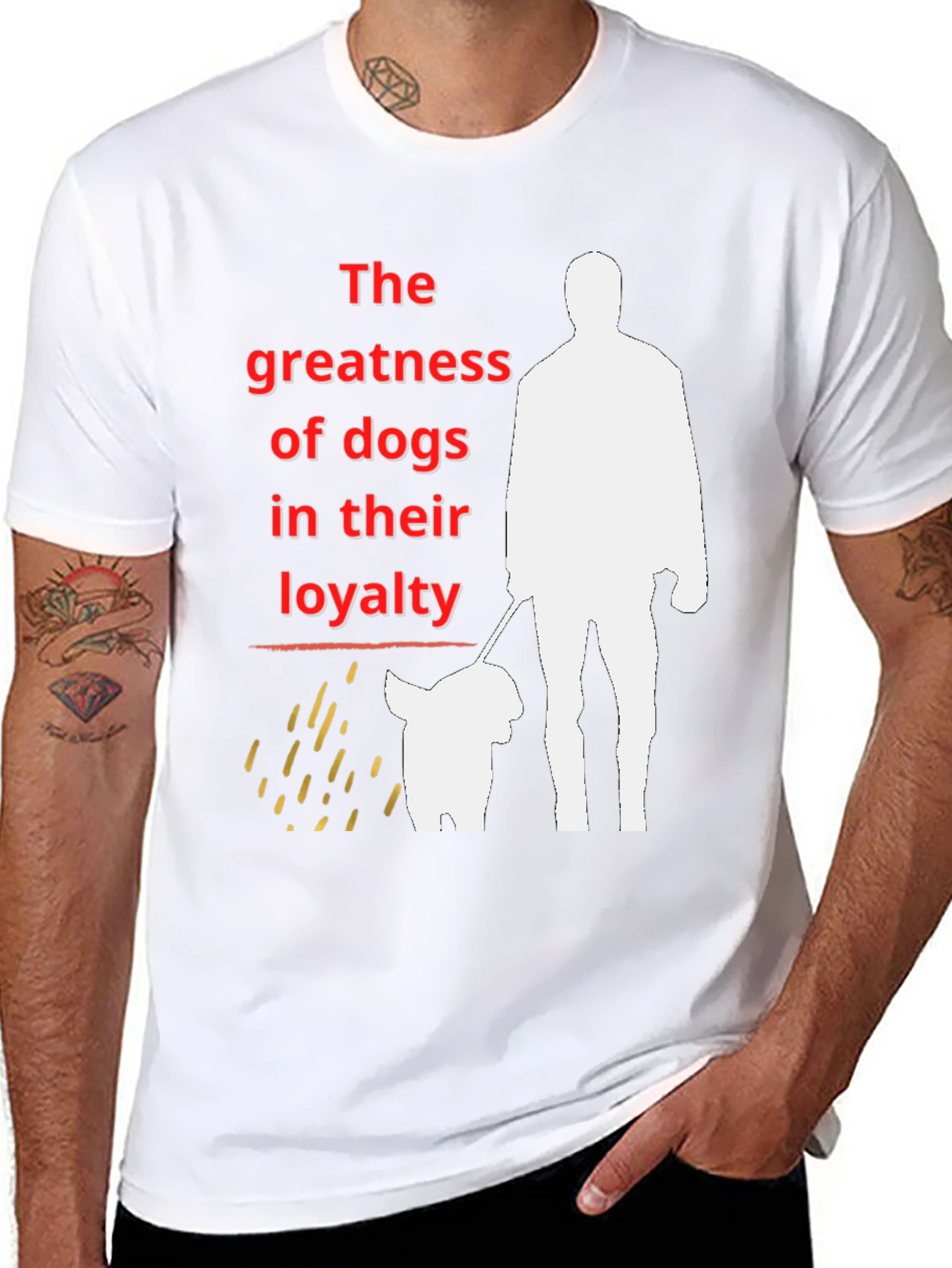 Dog Loyalty Graphic T-Shirt