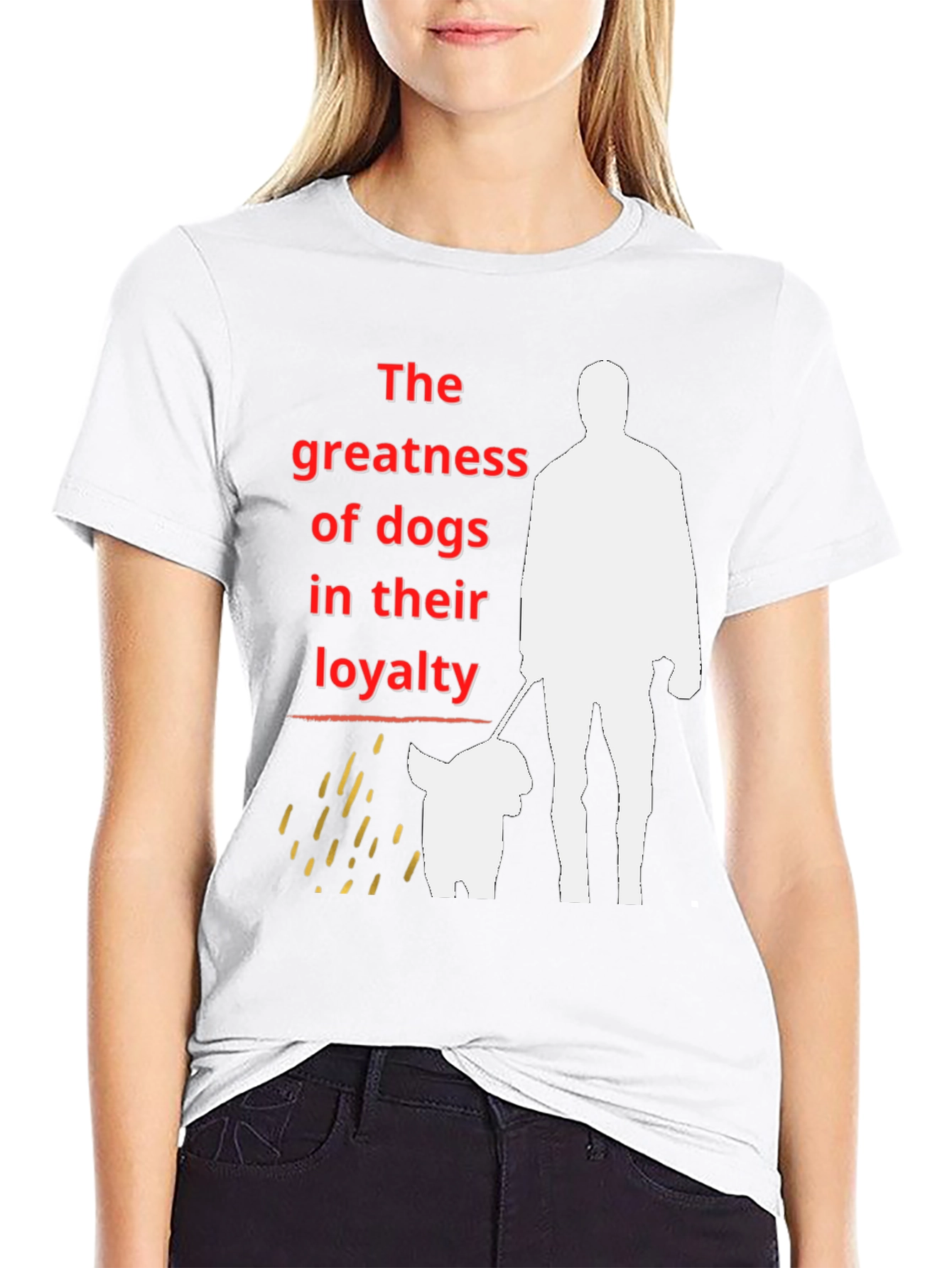 Dog Loyalty Graphic T-Shirt