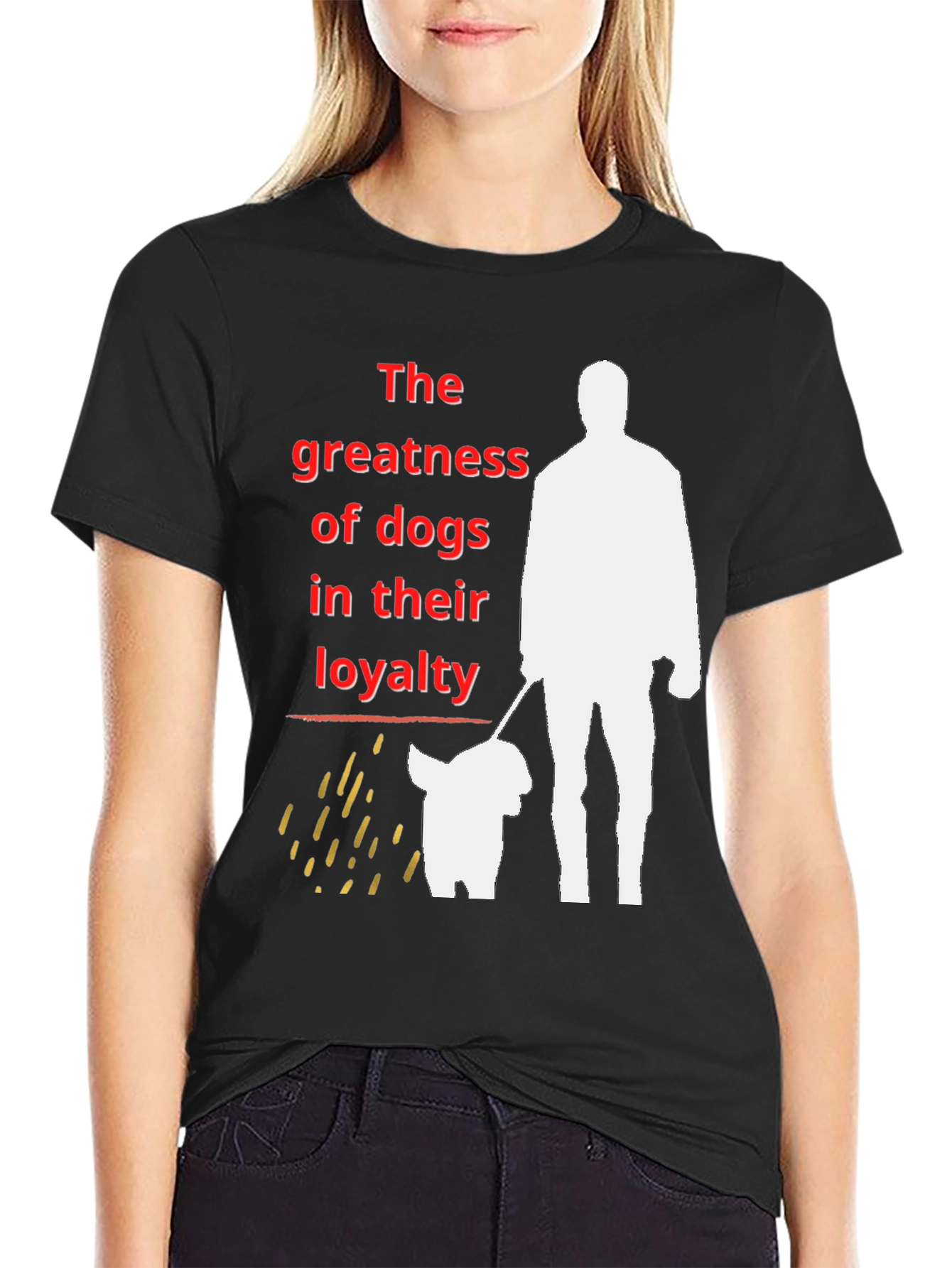 Dog Loyalty Graphic T-Shirt