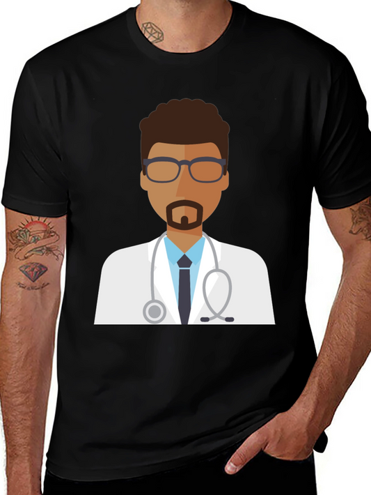 Doctor Graphic T-Shirt - Black