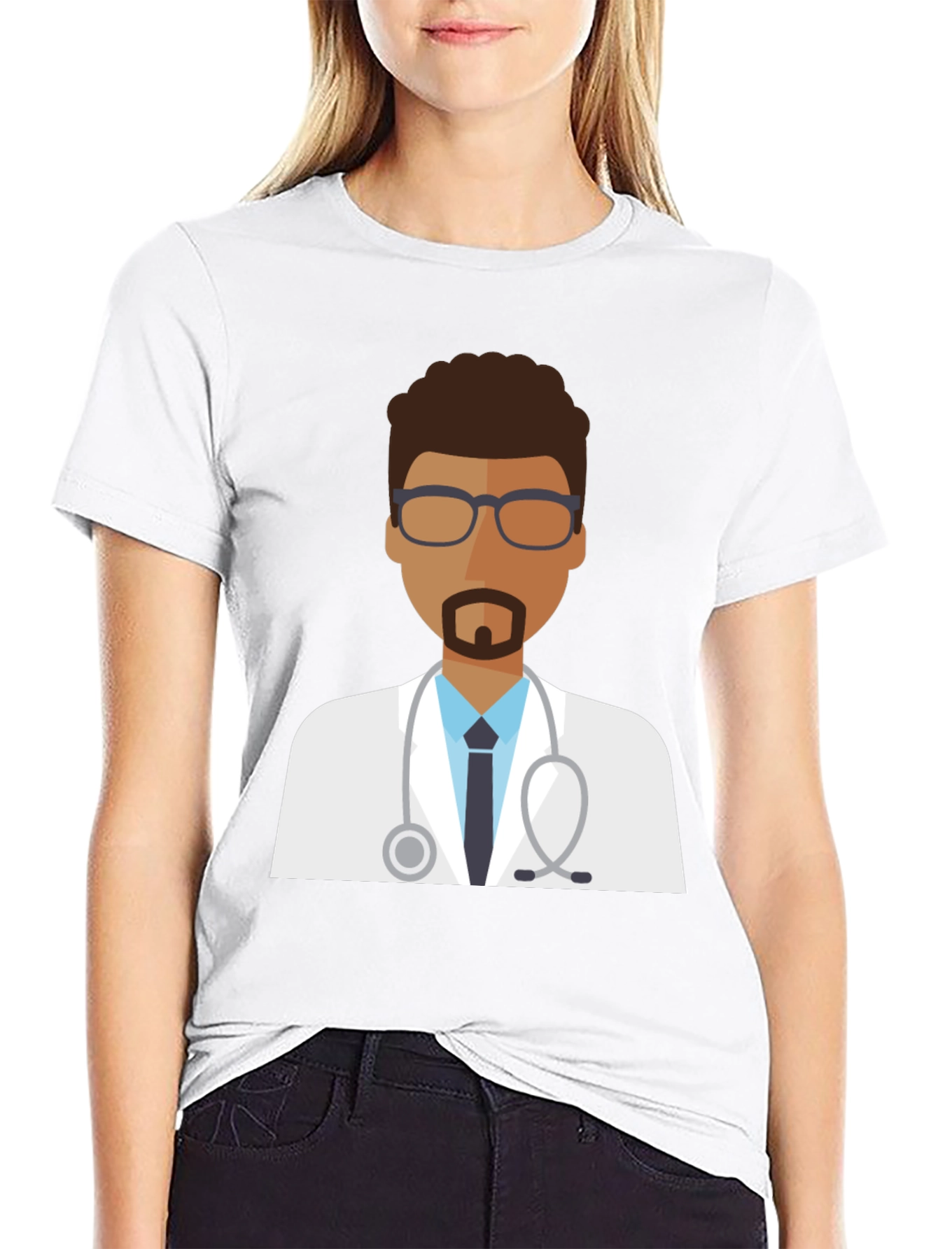 Doctor Graphic T-Shirt - Black