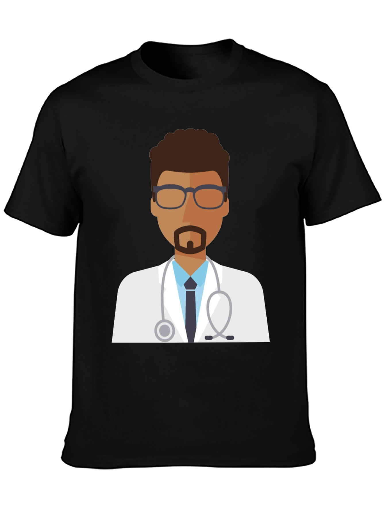 Doctor Graphic T-Shirt - Black