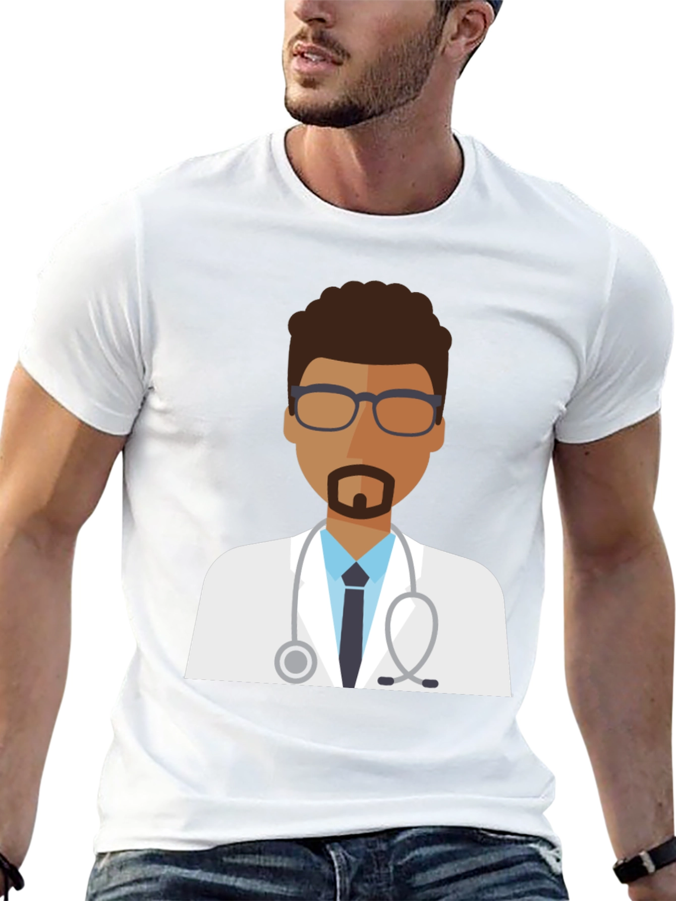 Doctor Graphic T-Shirt - Black