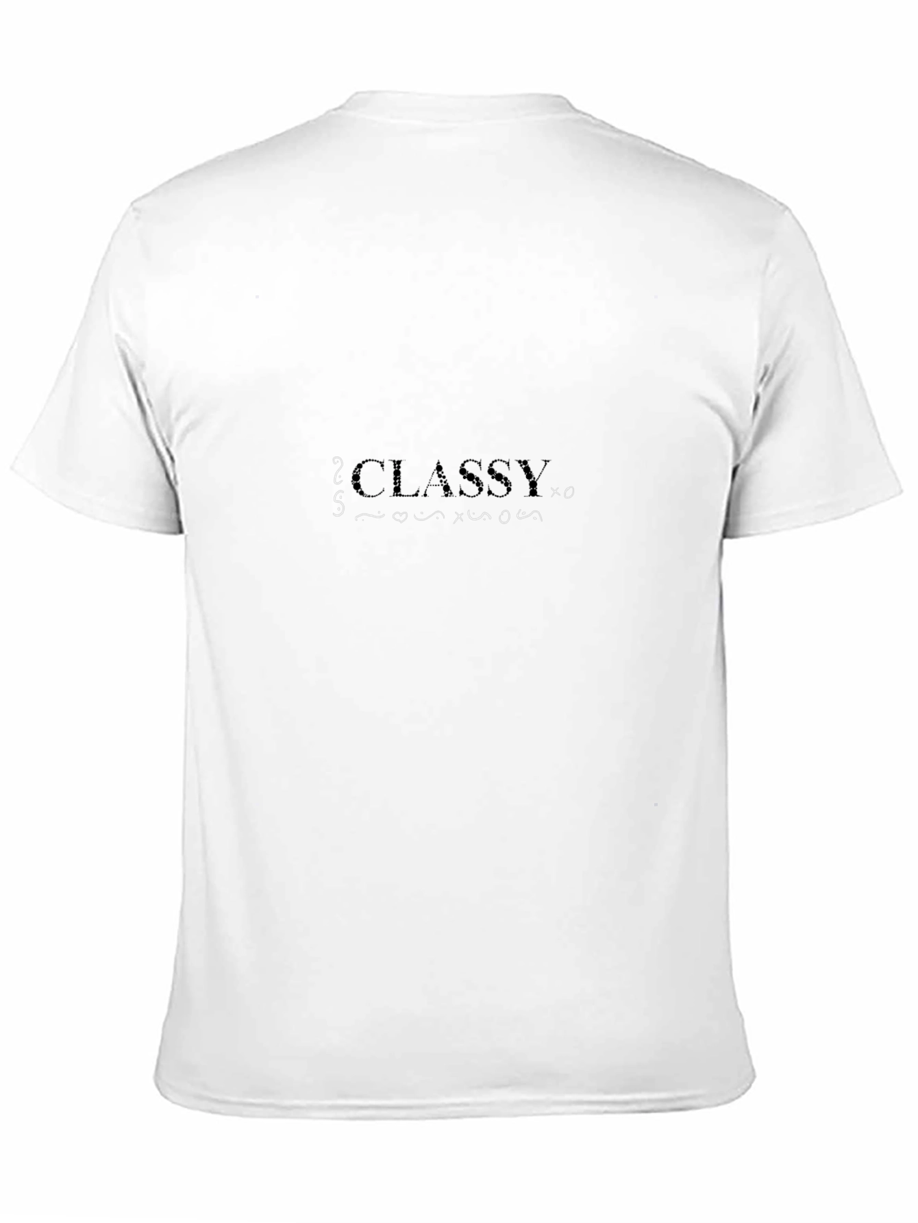 Classy Graphic Print Black T-Shirt