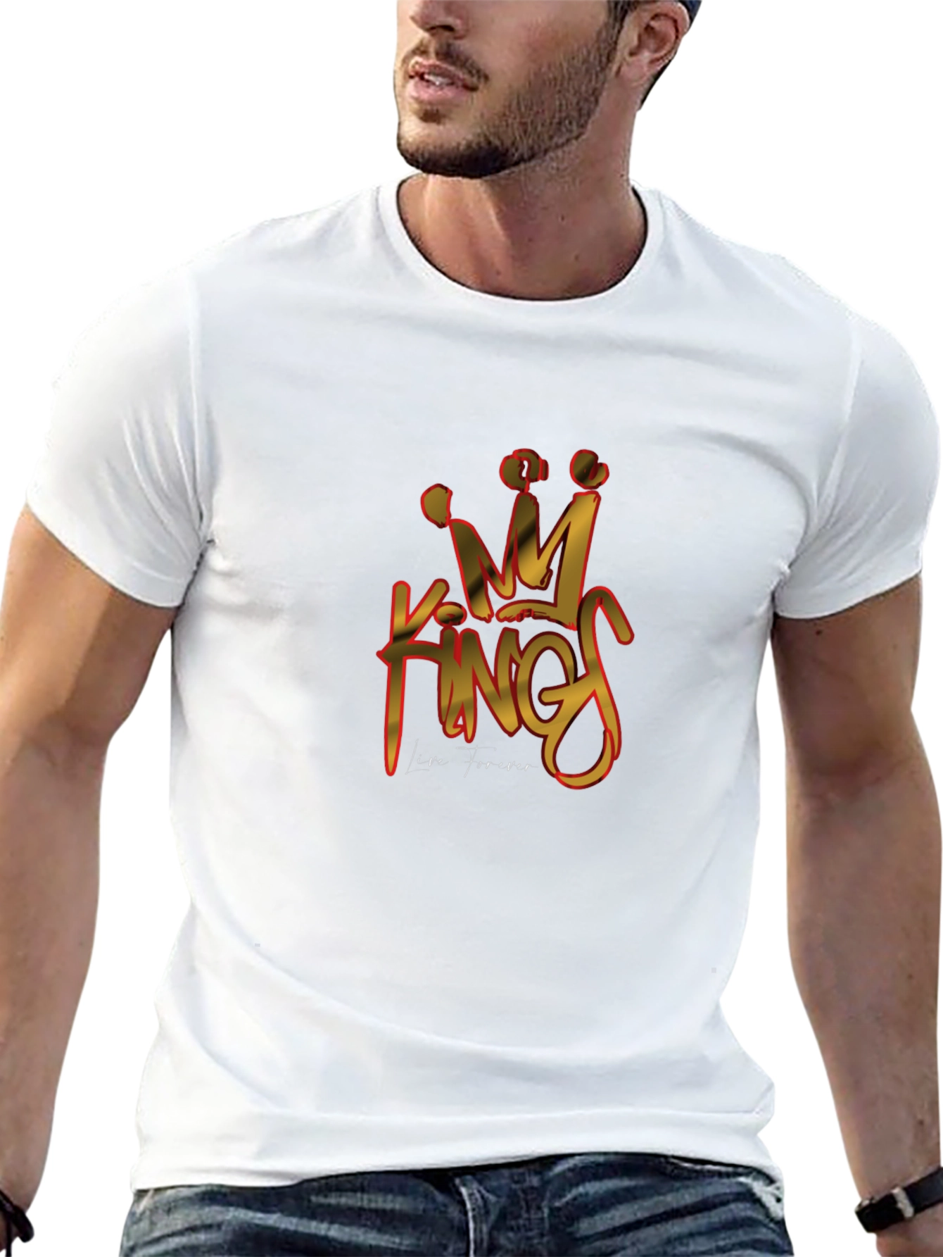 King Forever Graphic T-Shirt - Black