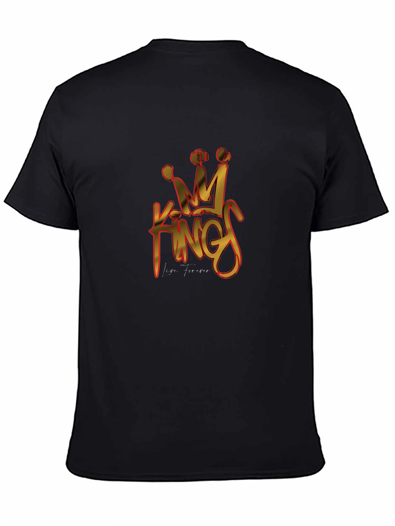 King Forever Graphic T-Shirt - Black