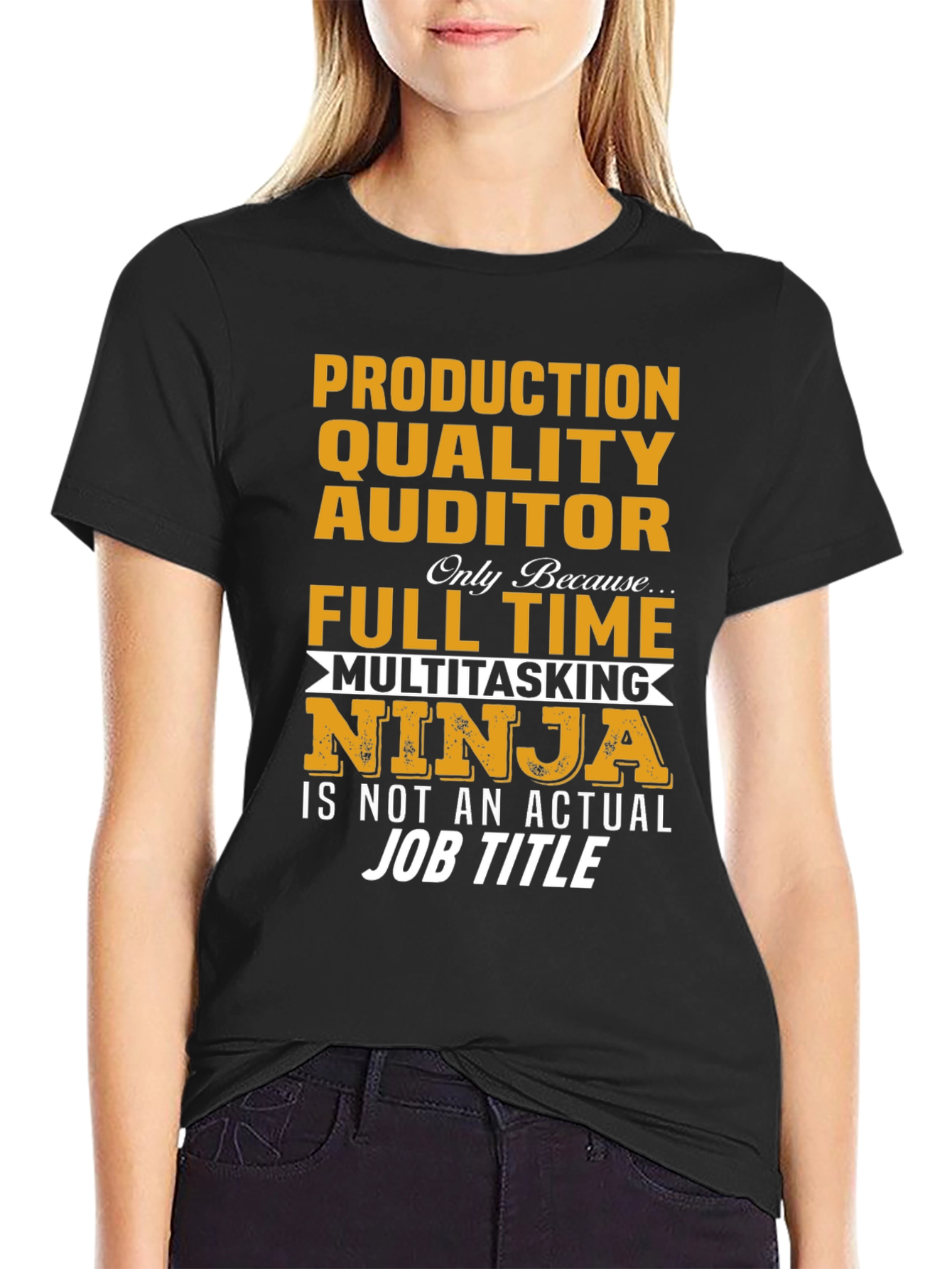 Production Quality Auditor Multitasking Ninja T-Shirt