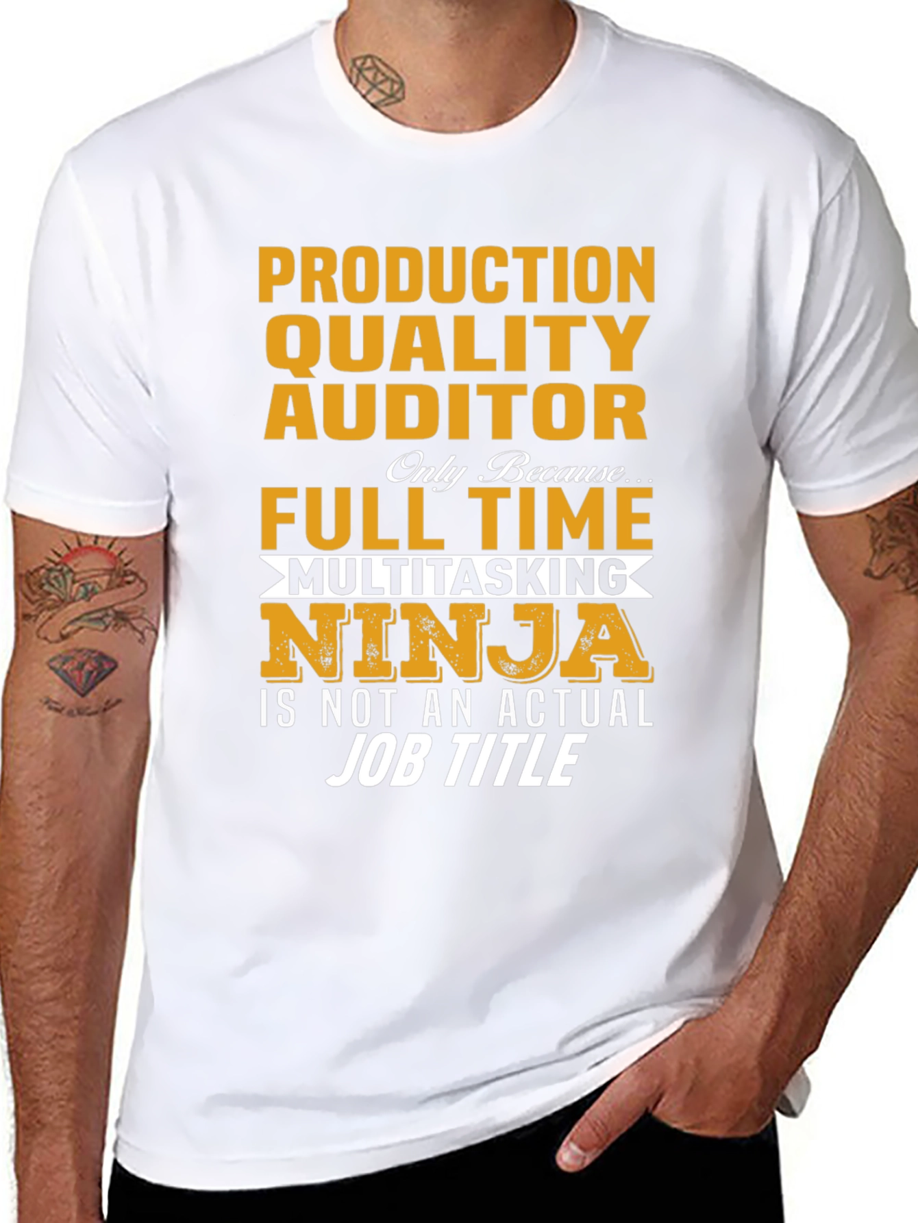 Production Quality Auditor Multitasking Ninja T-Shirt