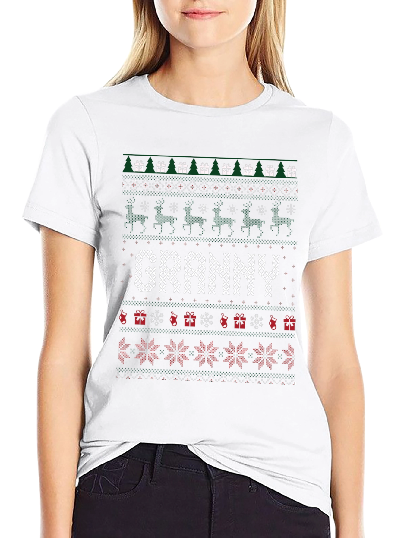 Granny Christmas Sweater T-Shirt