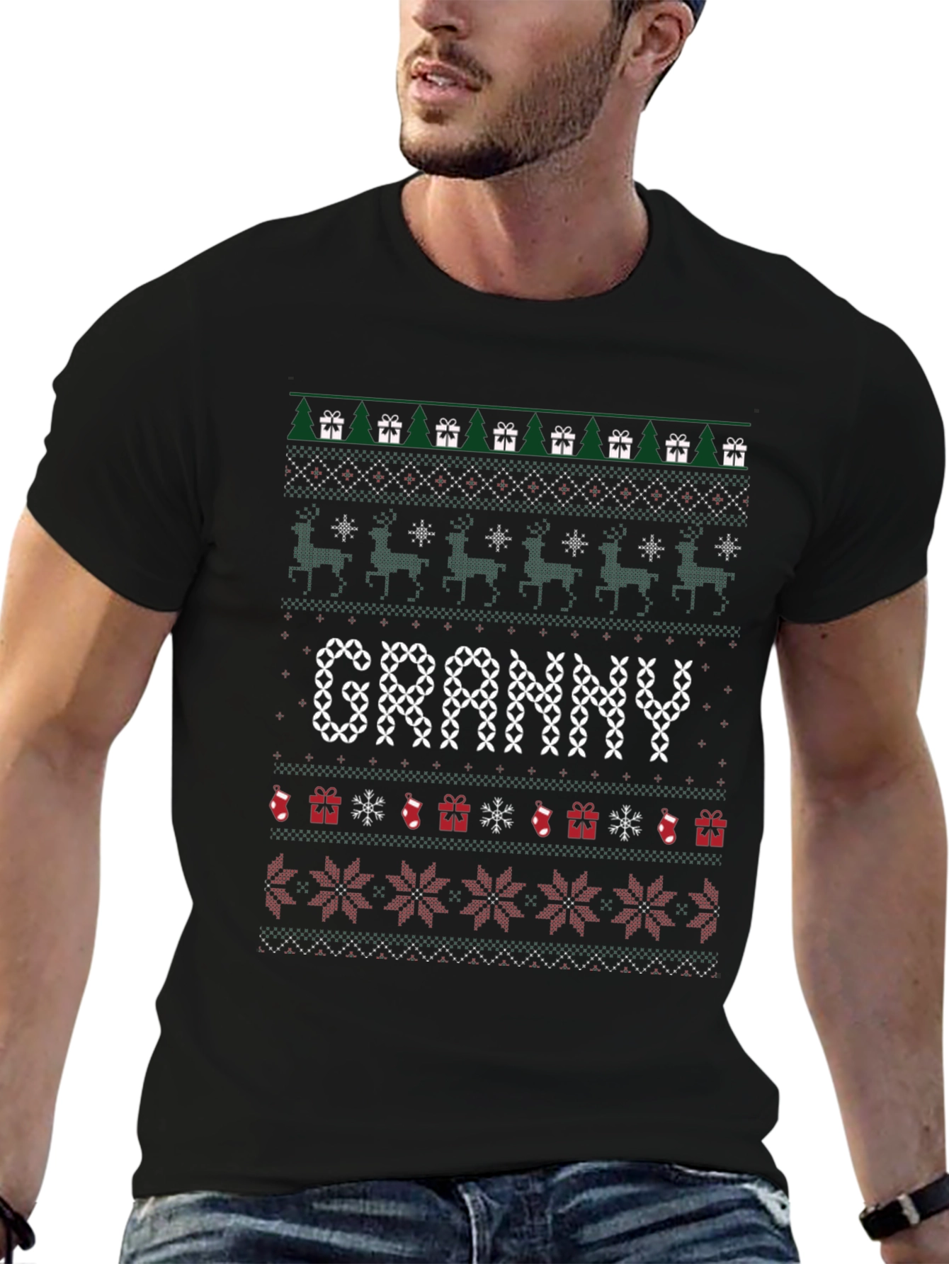 Granny Christmas Sweater T-Shirt