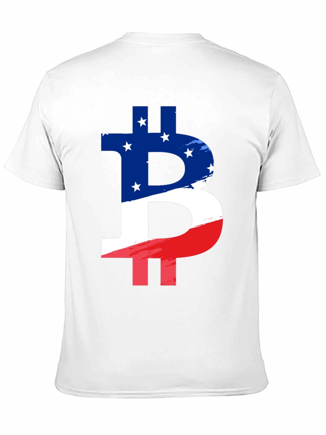 American Flag Bitcoin Graphic T-Shirt