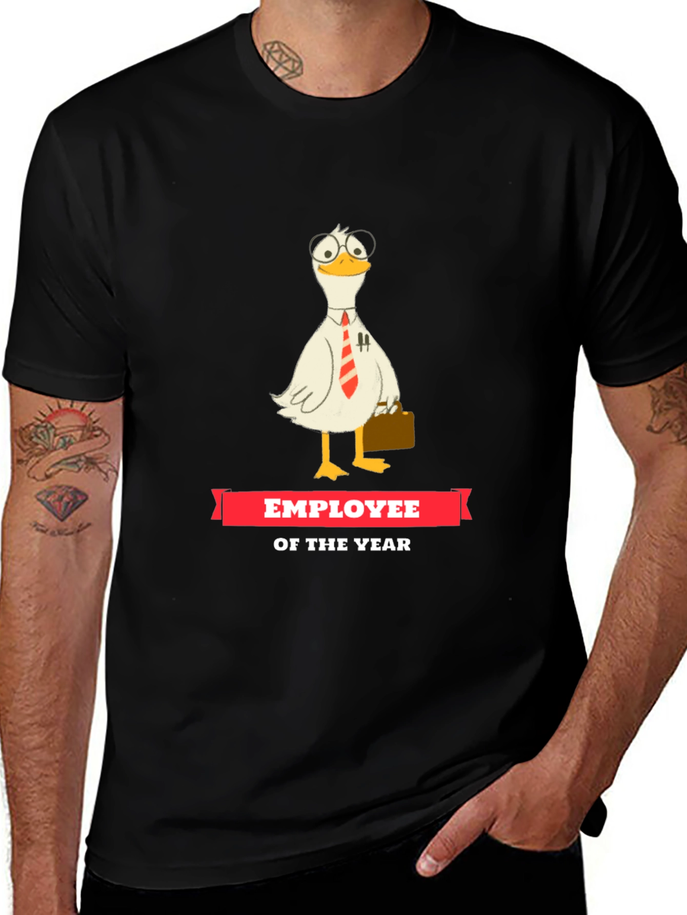 Employee of the Year Duck Graphic Tee