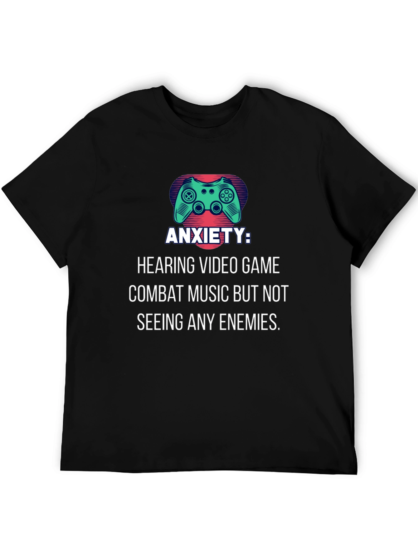 Anxiety Video Game Music T-Shirt